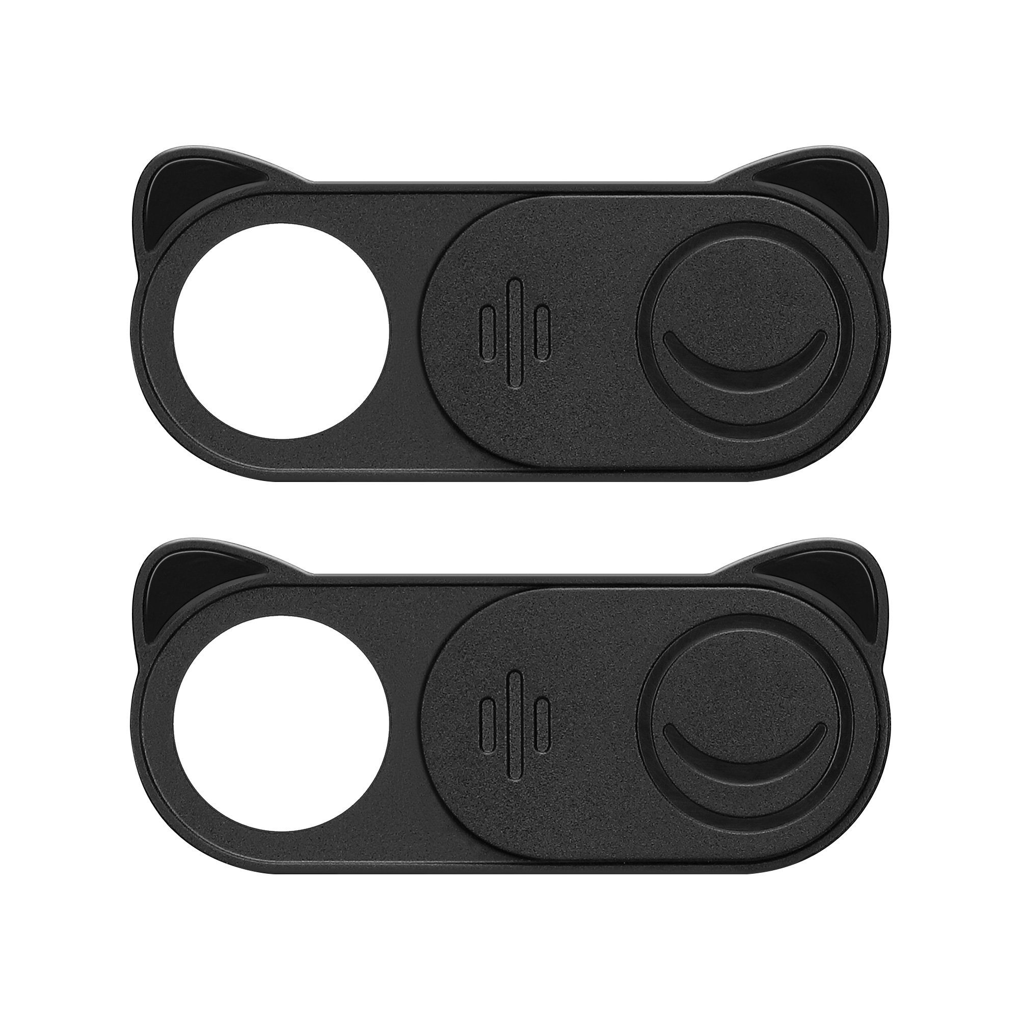 kwmobile Kameratasche Webcam Abdeckung für Tablet Laptop Notebook u.a. (2-tlg), 2x Kamera Cover ultra dünn - Kunststoff Schutz Schieber Slider