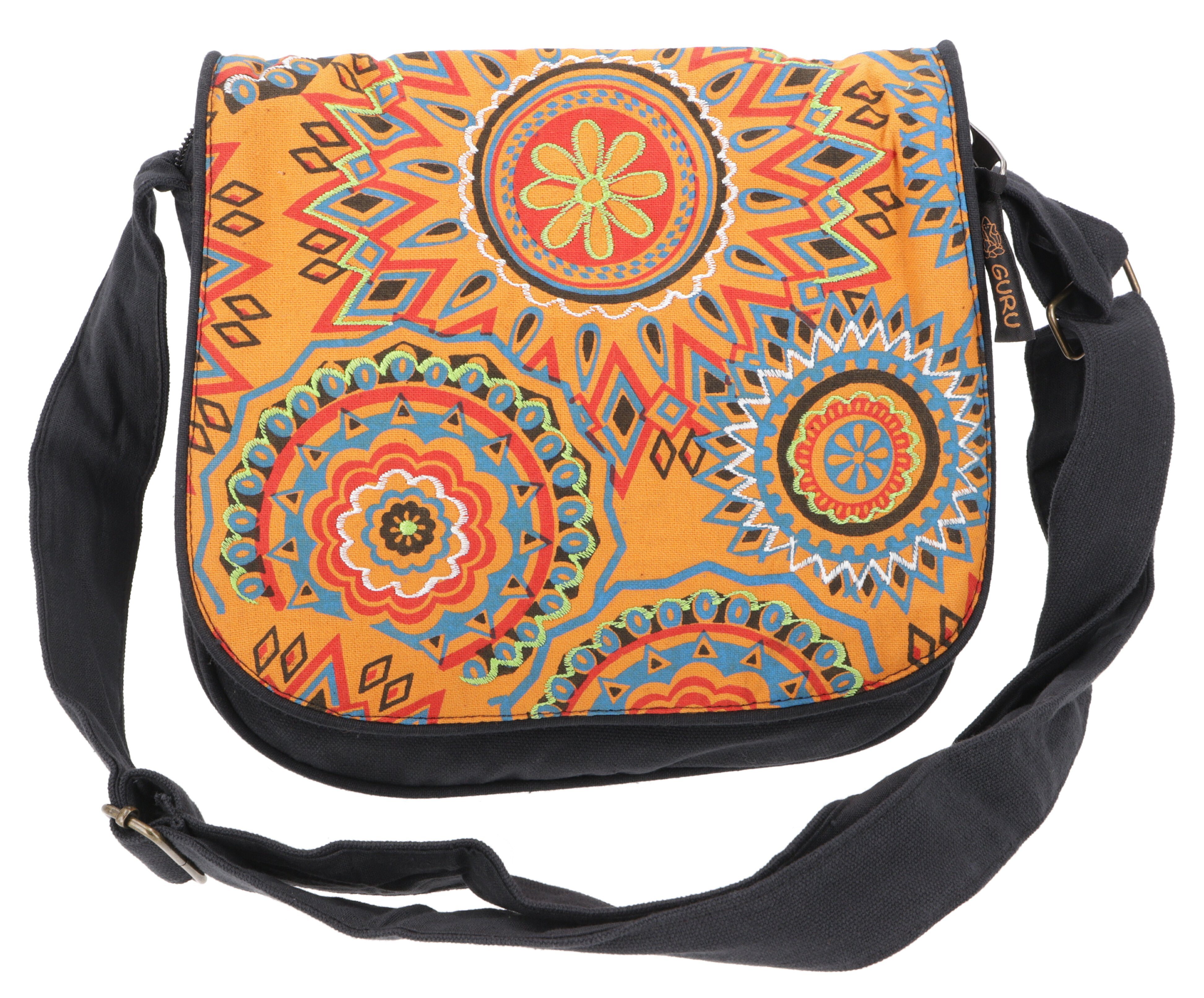Guru-Shop Schultertasche Schultertasche aus Nepal, bestickte günstig online kaufen