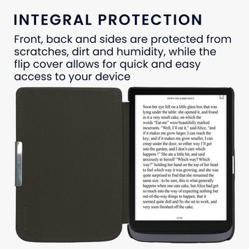 kwmobile E-Reader-Hülle Hülle für Pocketbook Touch Lux 3/Basic Lux/Basic Touch 2, Kunstleder eReader Schutzhülle Cover Case