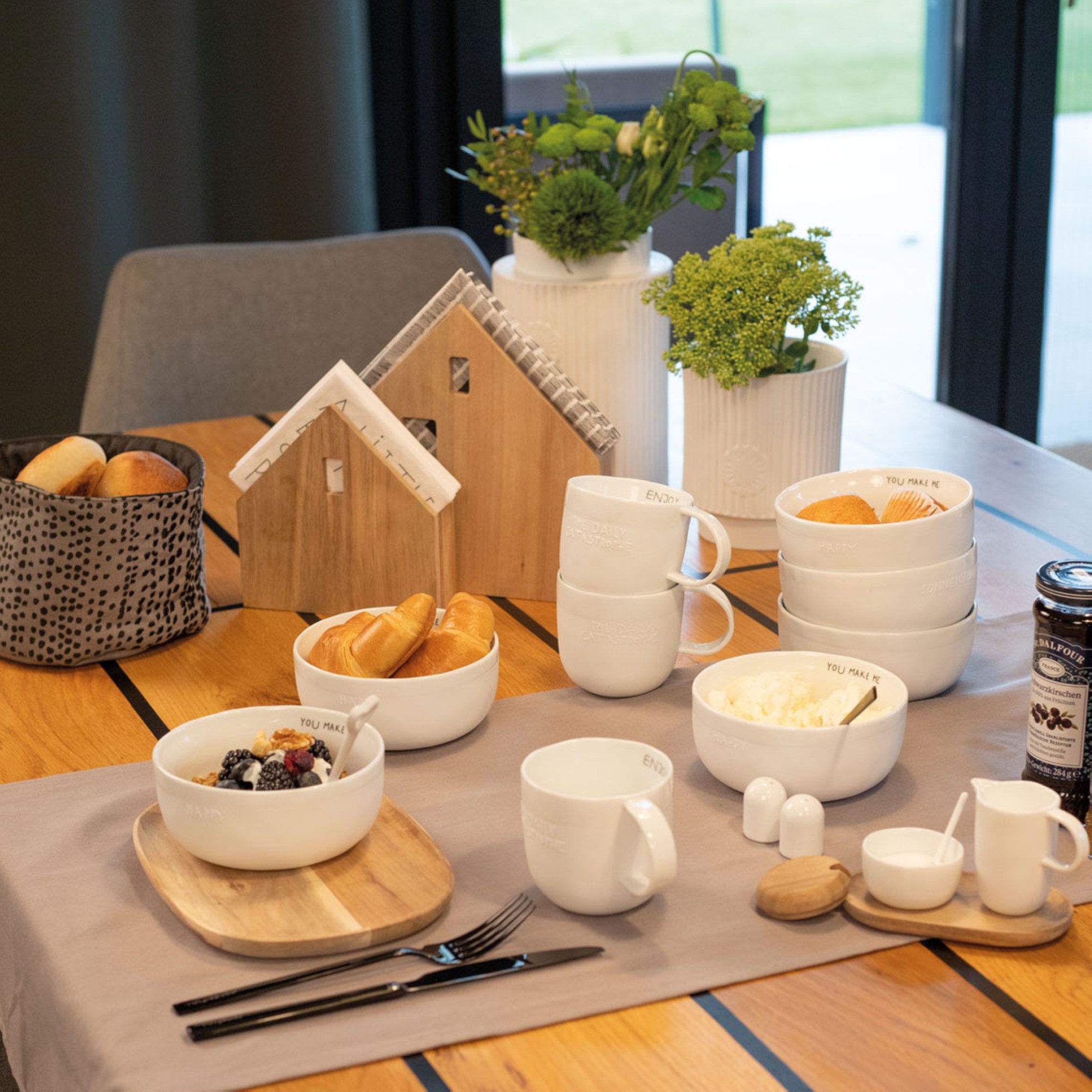 Räder Tasse räder Guten Morgen Tasse Glücksbringer Weiß, Porzellan