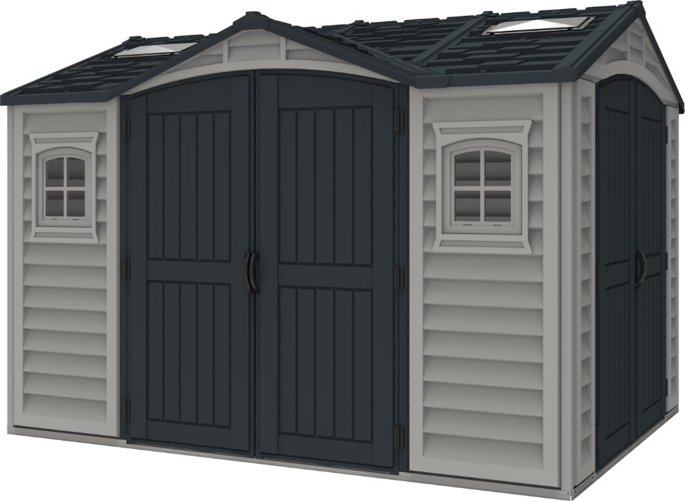DURAMAX Gerätehaus DURAMAX Kunststoff-Gerätehaus, BxT: 326x240 cm
