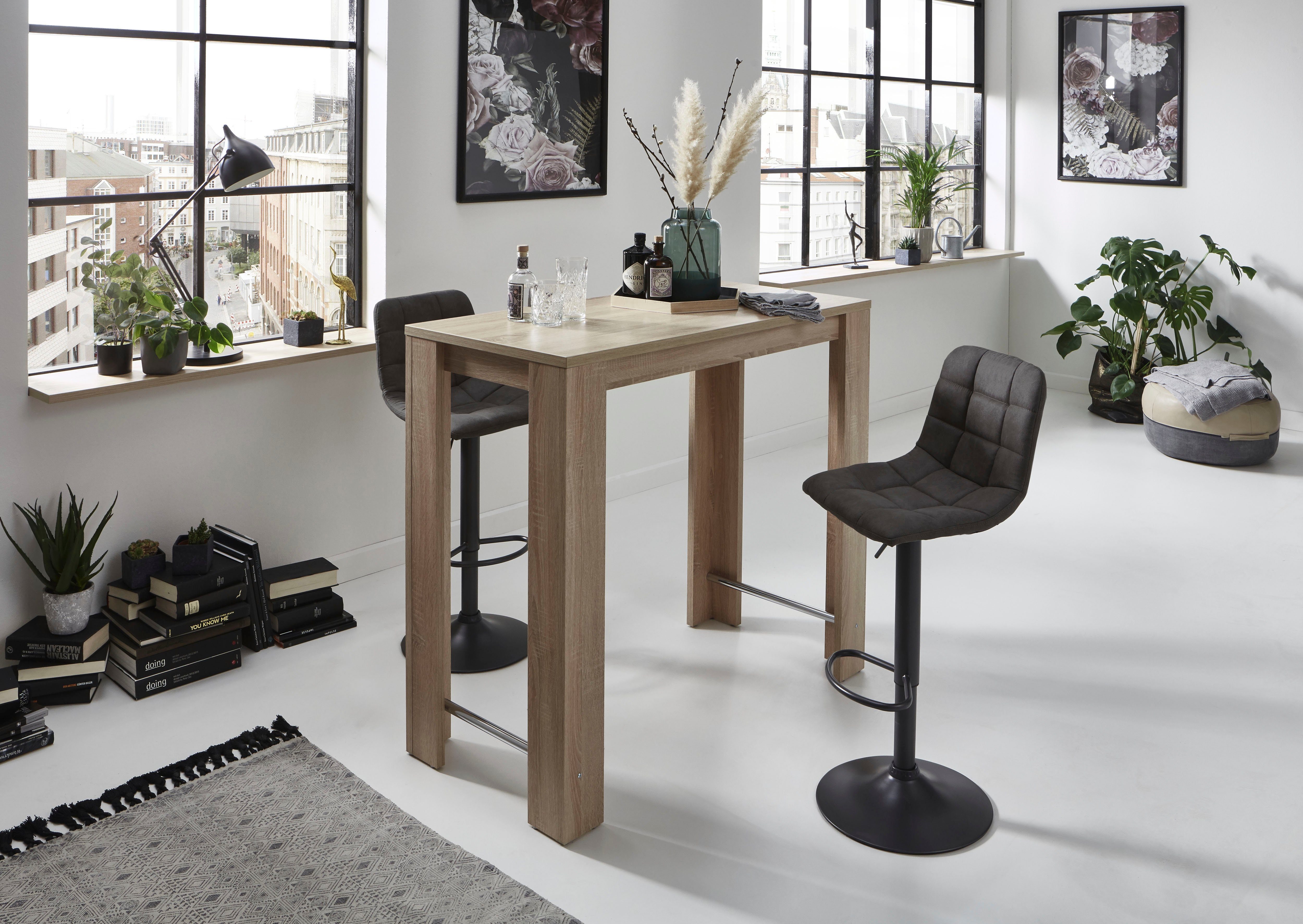 HELA Essgruppe Yvonne, (Set, 3-tlg), verschiedene Farben/ Verstellbarer Barhocker