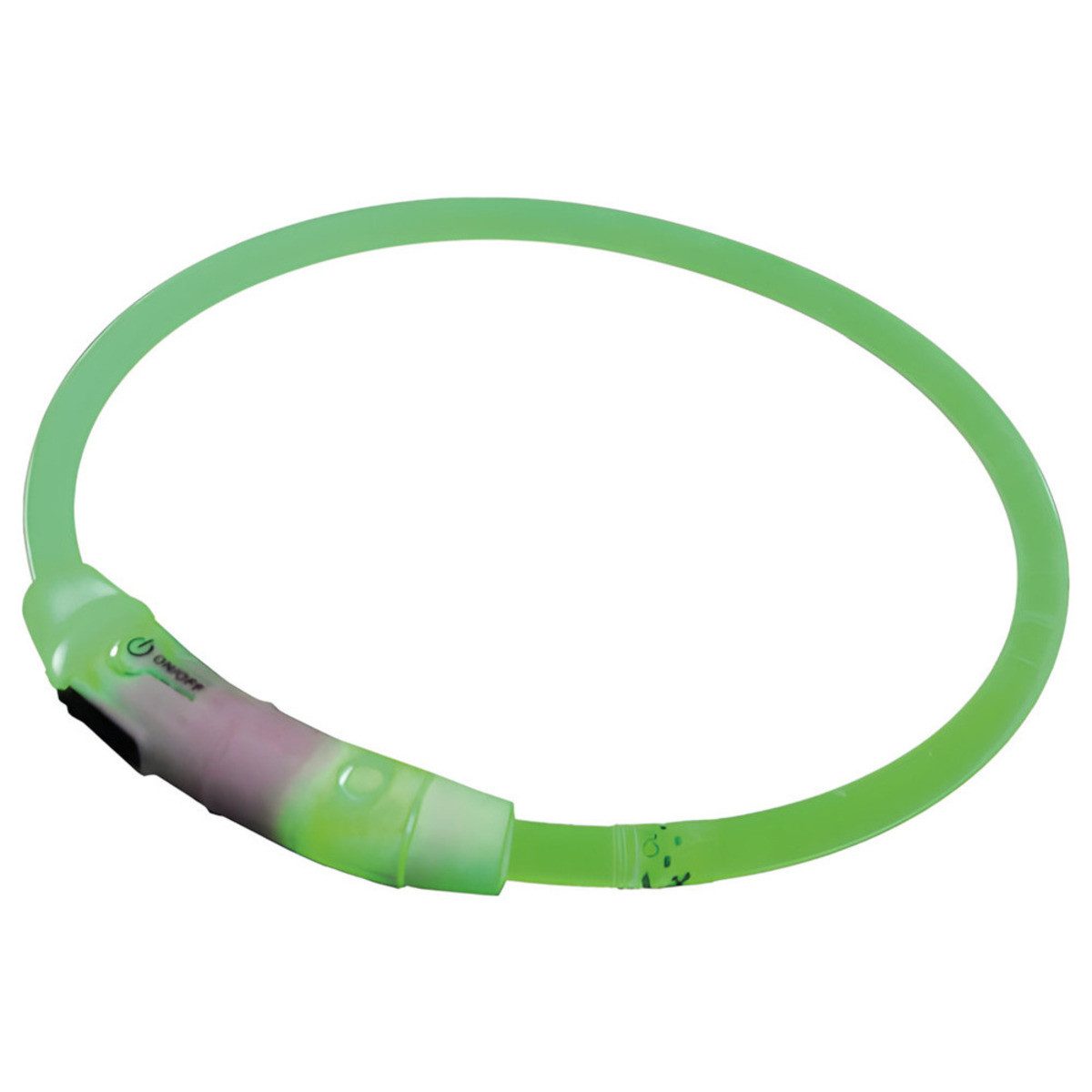 Nobby Hundehalsbandleuchte LED Lichtband Visible grün