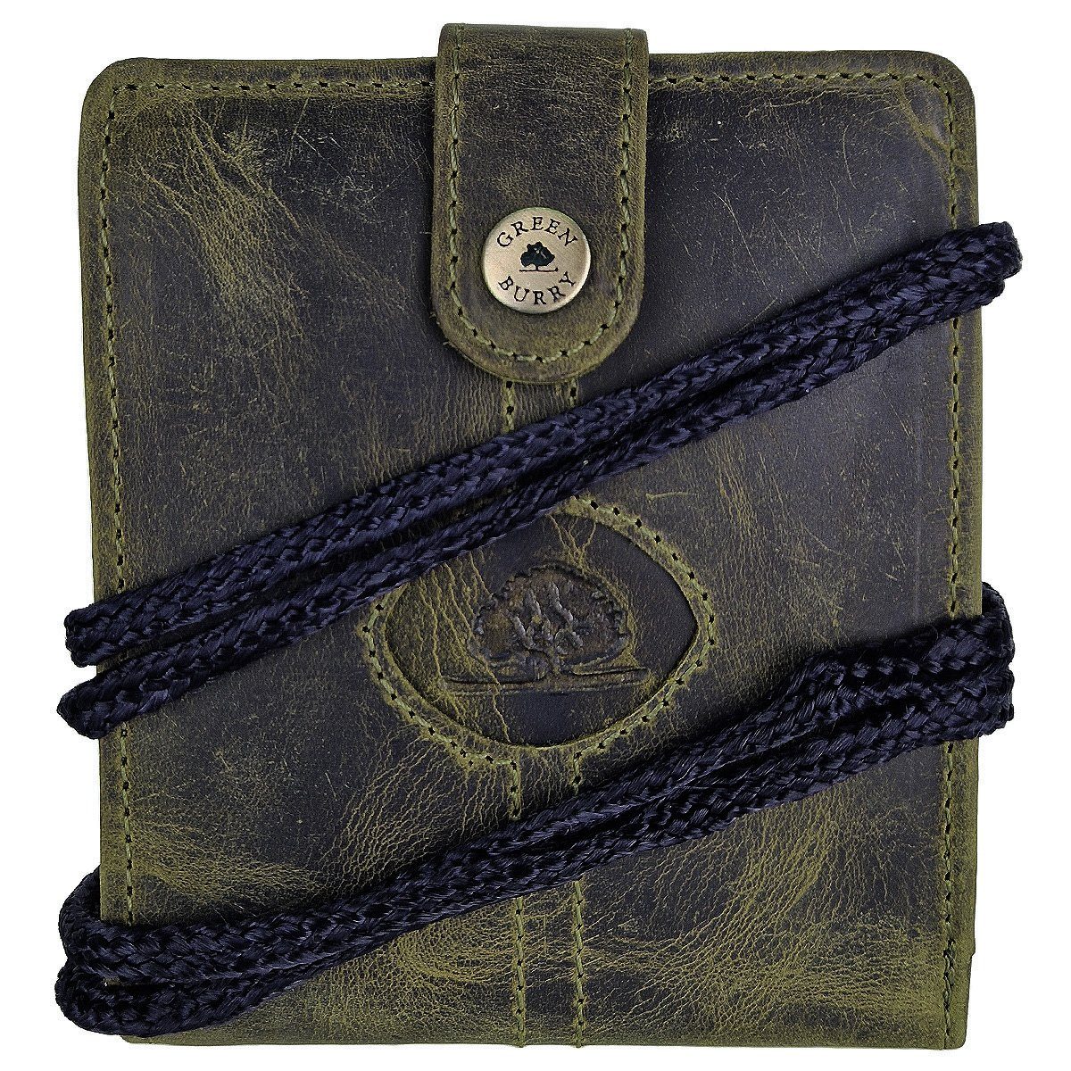 Greenburry Geldbörse Vintage Leder Brustbeutel Gürteltasche günstig online kaufen