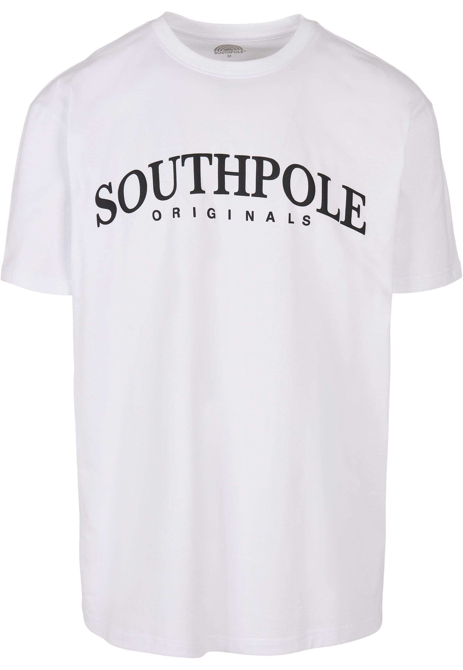 Southpole T-Shirt Herren Print Puffer white (1-tlg) Southpole Tee