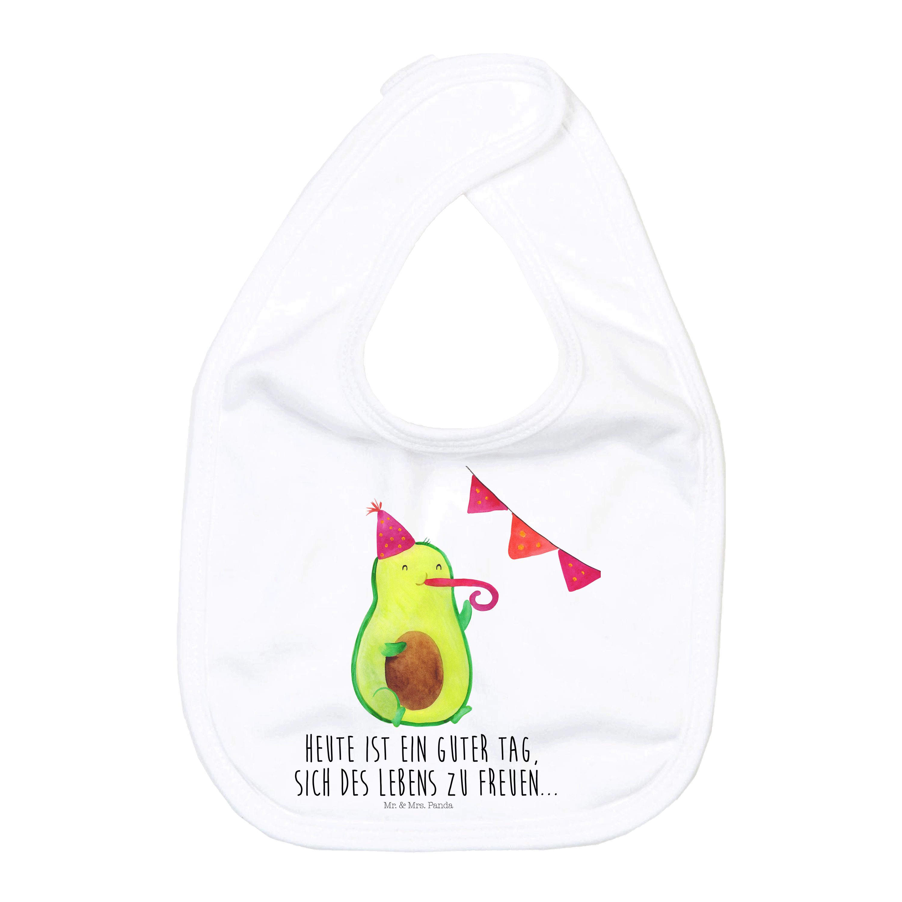 Tragetuch Avocado Party - Weiß - Geschenk, Gesund, Geschenkidee für Babyparty