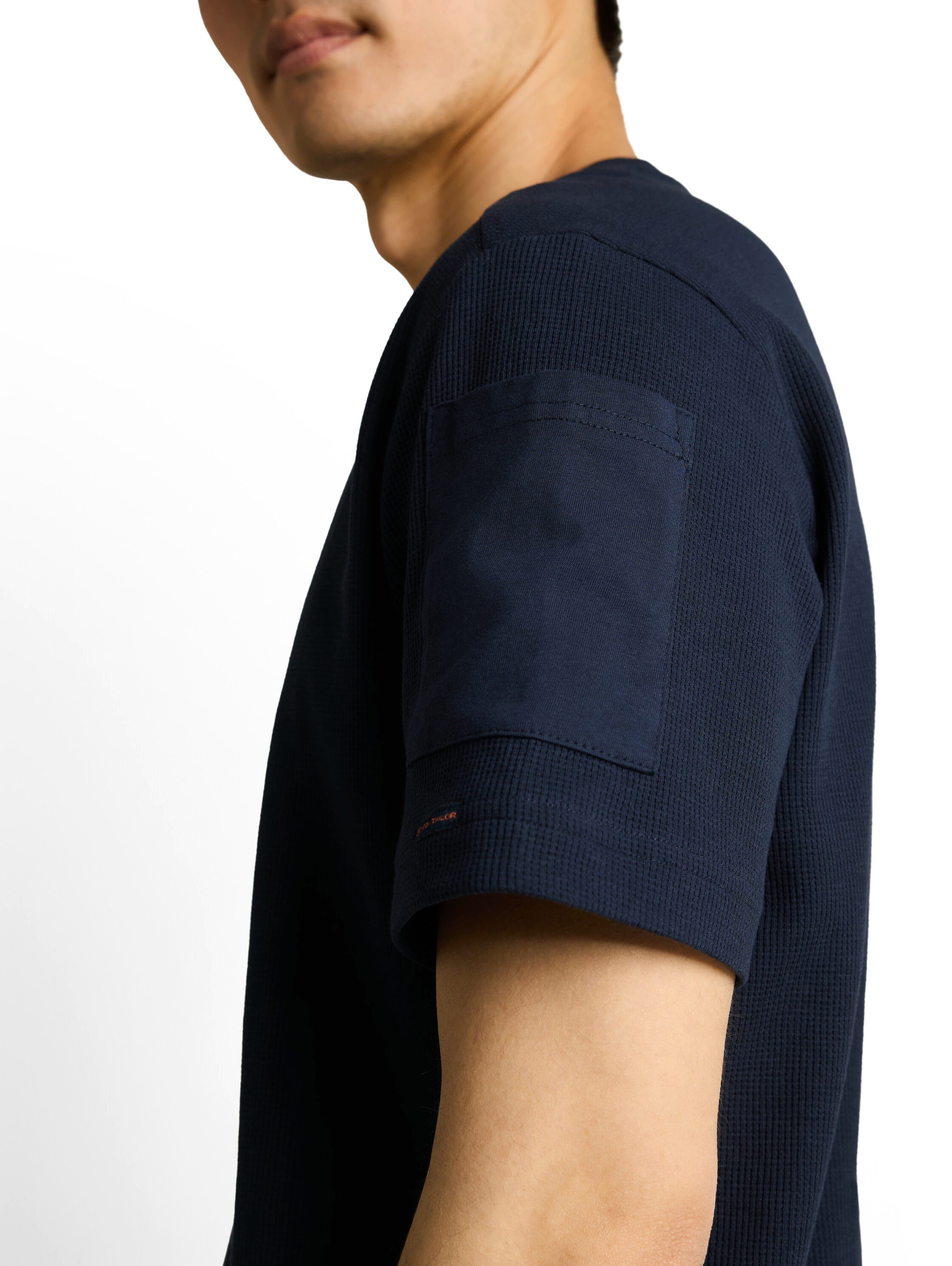TOM TAILOR Kurzarmshirt Sommershirt mit kurzer Knopfleiste – Bild 2 von 5