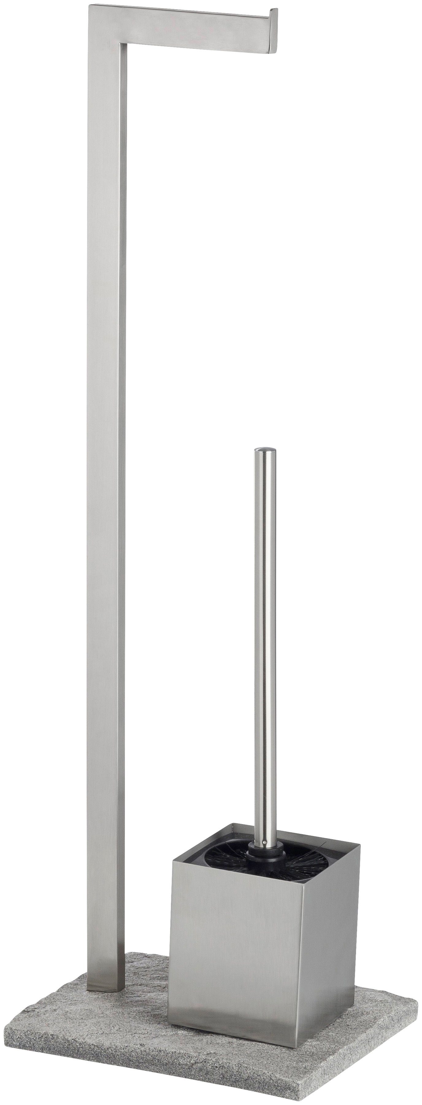 WENKO WC-Garnitur Granit, Edelstahl rostfrei günstig online kaufen