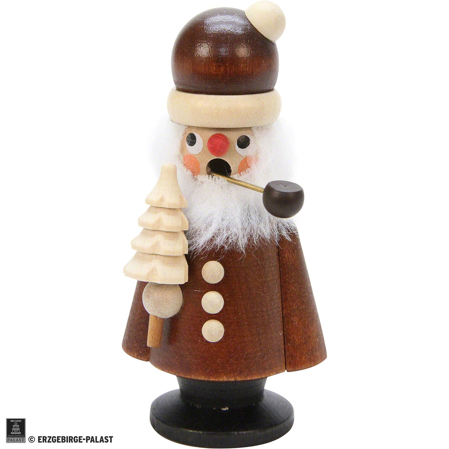Räuchermännchen Weihnachtsmann natur (10,5cm) Räuchermann von Christian Ulbricht