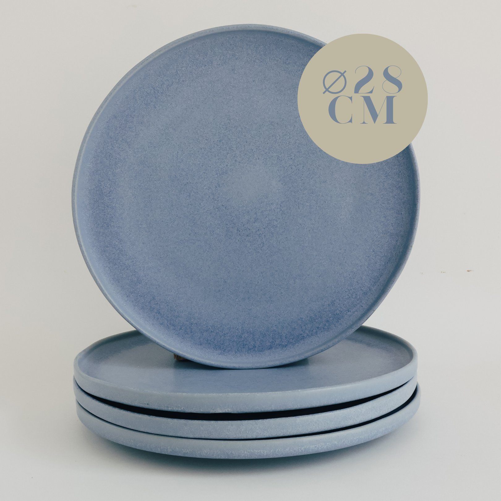 NAKOA Тарелка обеденная NAKOA Keramik Тарелка обеденная 4er Set, Große Тарелки, 28x2,5 cm