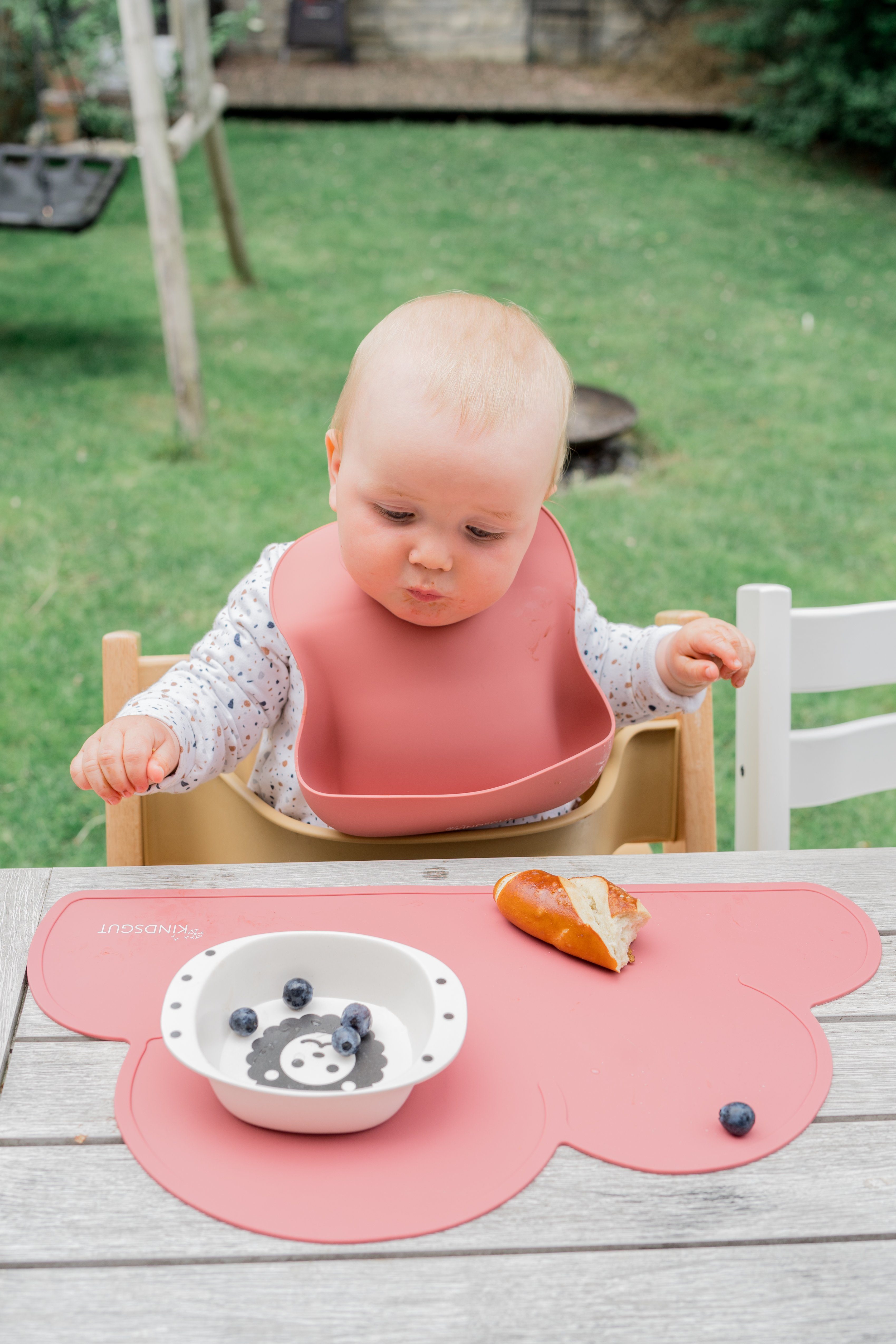 KINDSGUT Platzset Platzdeckchen Wolke, umweltfreundlich, Altrosa günstig online kaufen