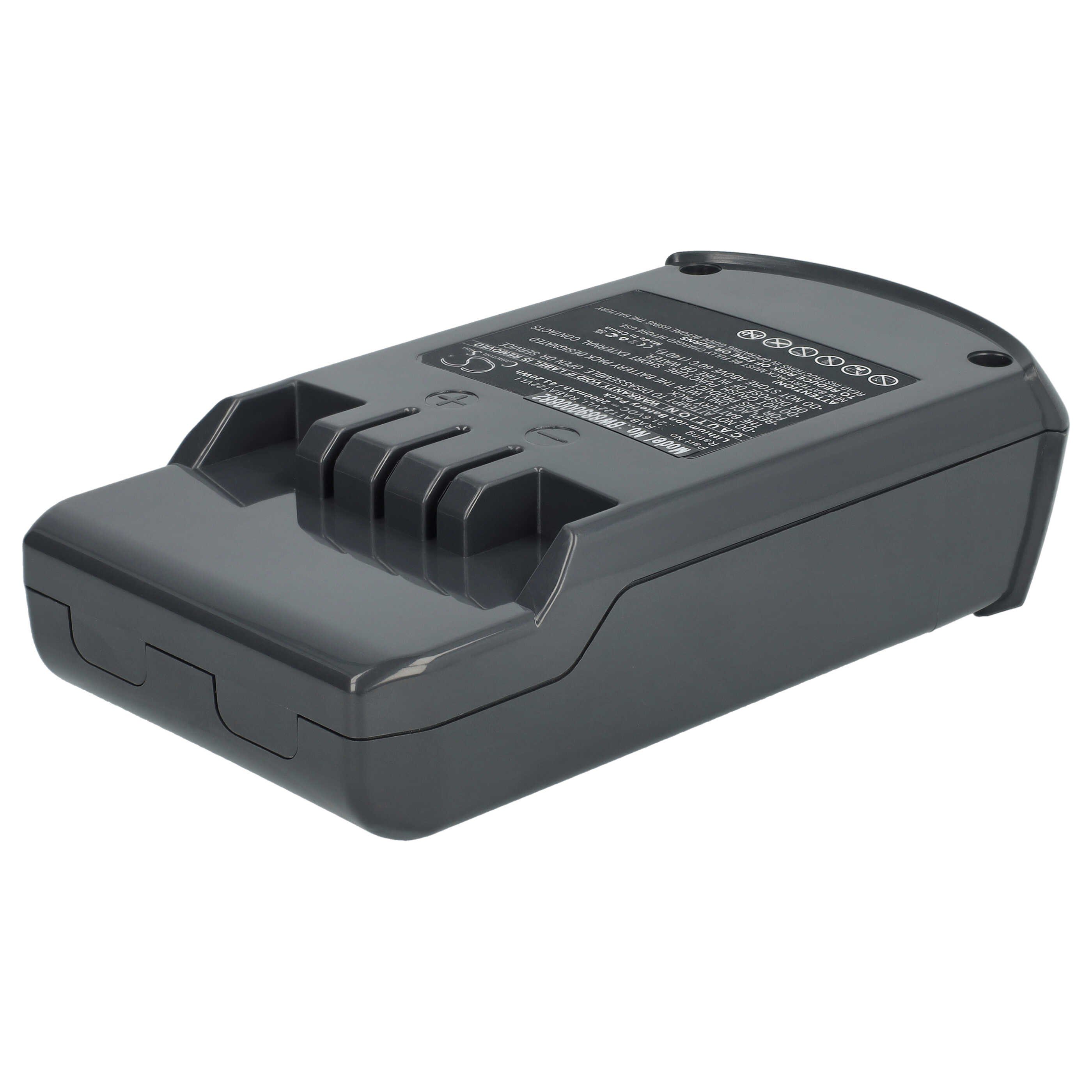 vhbw Akku passend für Hoover Staubsauger / Akku-Staubsauger (2000 mAh, 21,6 Staubsauger-Akku Akku Li-Ion 2000 mAh (21,6 V, 1 St), Leistungsfähiger Austausch-Akku für Ihren Staubsauger