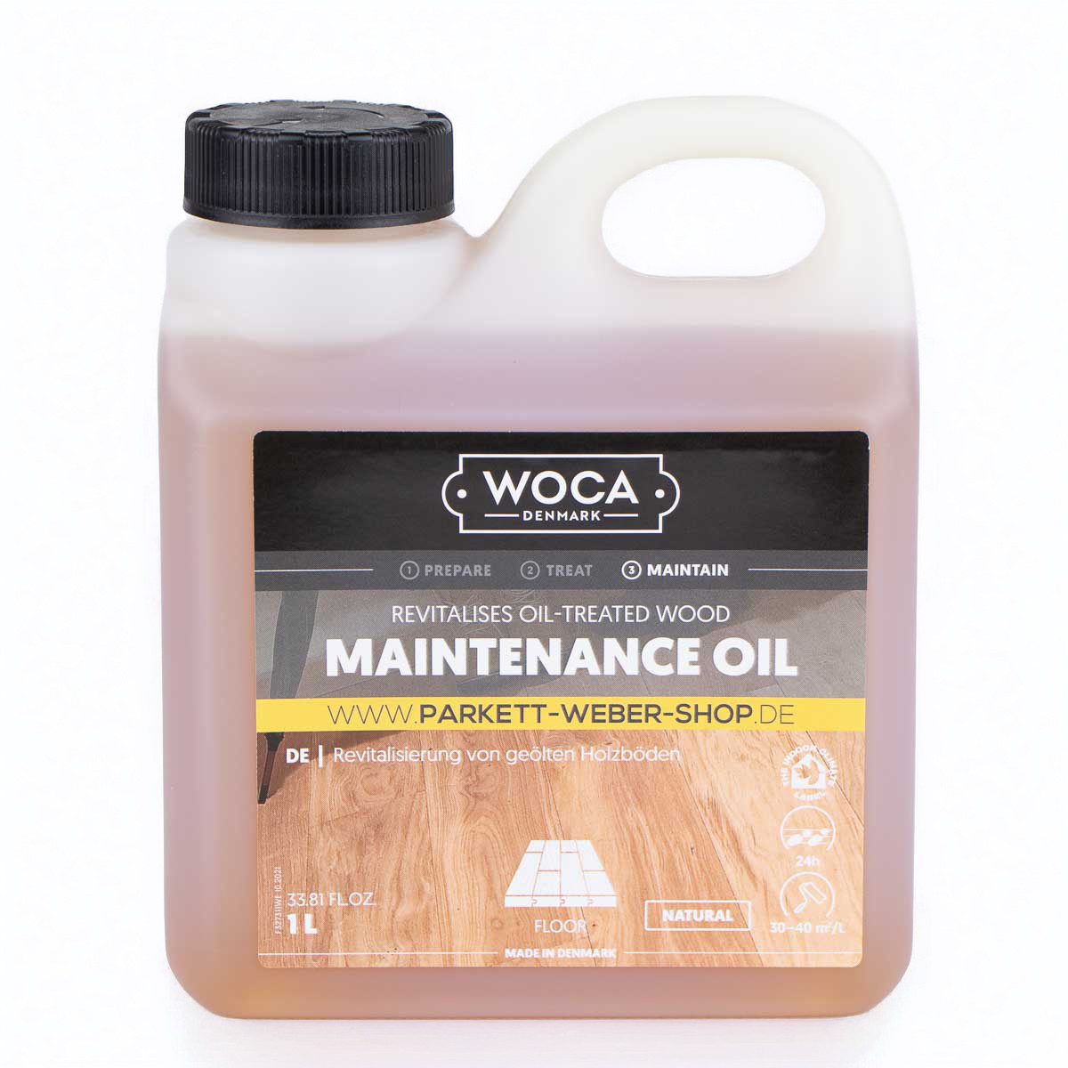 WOCA Woca Pflegeöl (Maintenance Oil) Natur - 1 Liter Holzpflegeöl günstig online kaufen