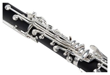 Classic Cantabile Bb-Klarinette CLK-10 - aus ABS Kunststoff, boehmisch, 17 Klappen, 5 Ringe, Mechanik versilbert, ideales Schülerinstrument