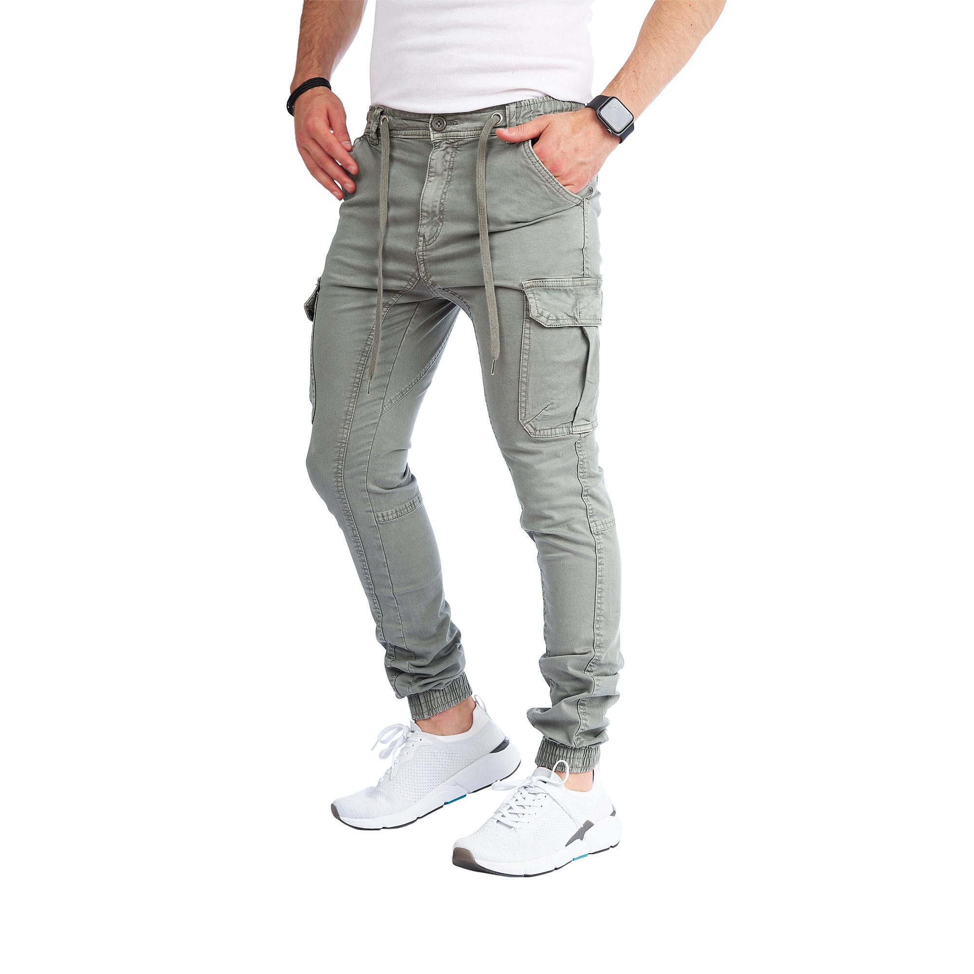Styleko Cargohose Slim fit Cargohose Herren günstig online kaufen