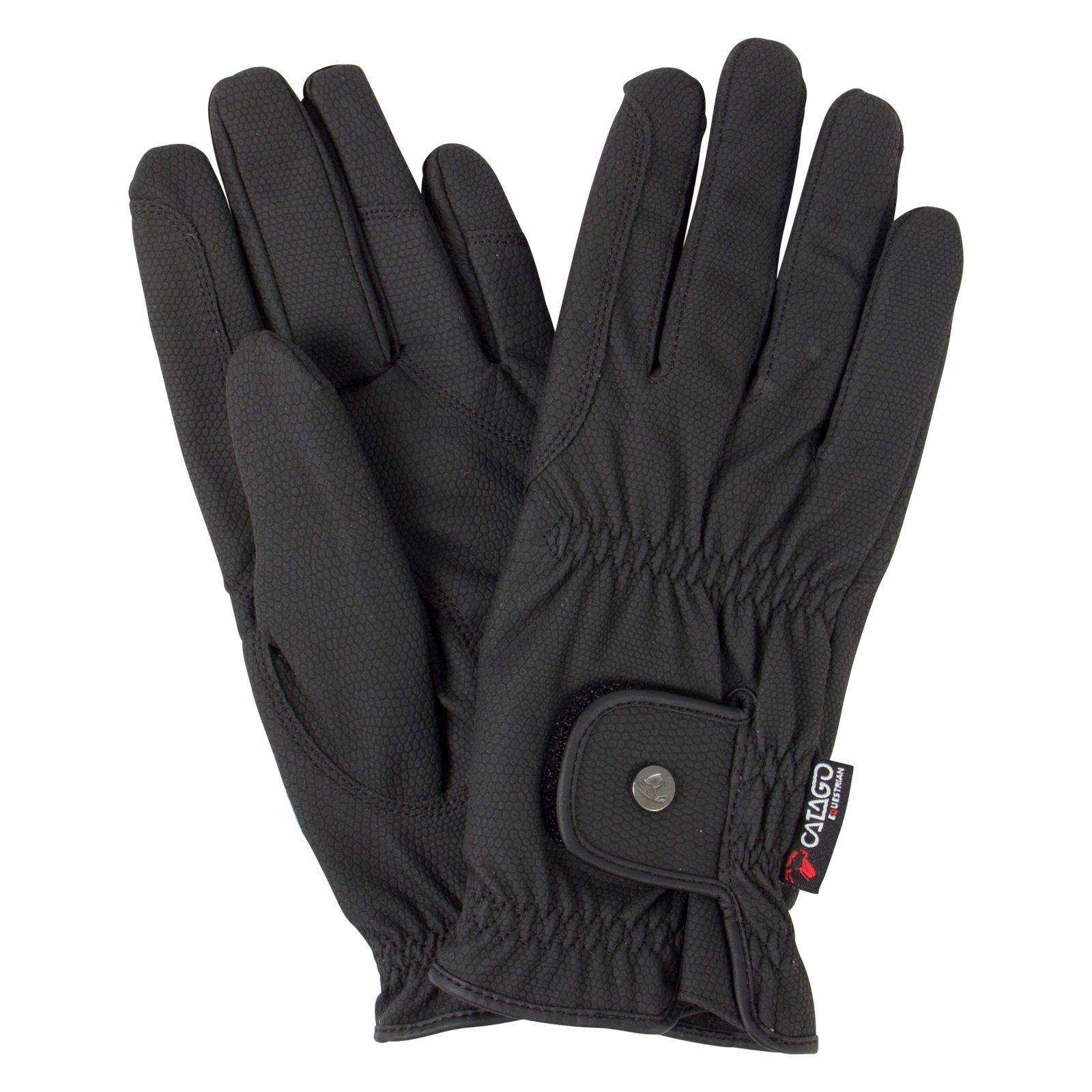 CATAGO Reithandschuhe Elite Reithandschuhe aus hochwertigem PU-Leder, schwarz