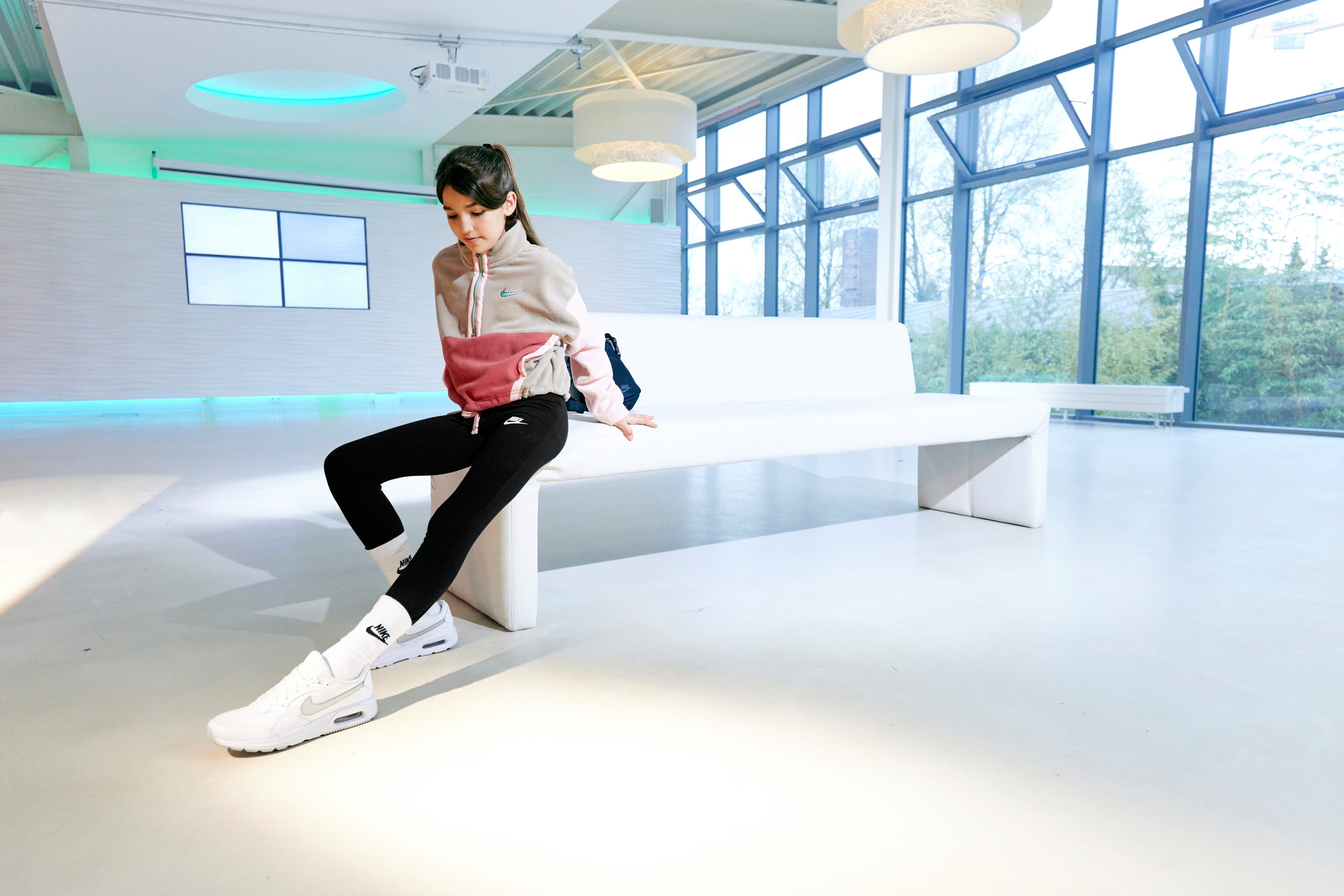 Nike Sportswear KIDS' LEGGINGS für Leggings - FAVORITES HIGH-WAISTED schwarz Kinder BIG (GIRLS)