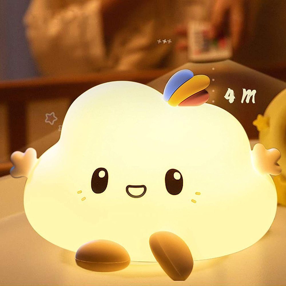 GelldG LED Nachtlicht Nachtlicht Baby Kind Silikon USB LED Nachtlicht | Nachtlichter