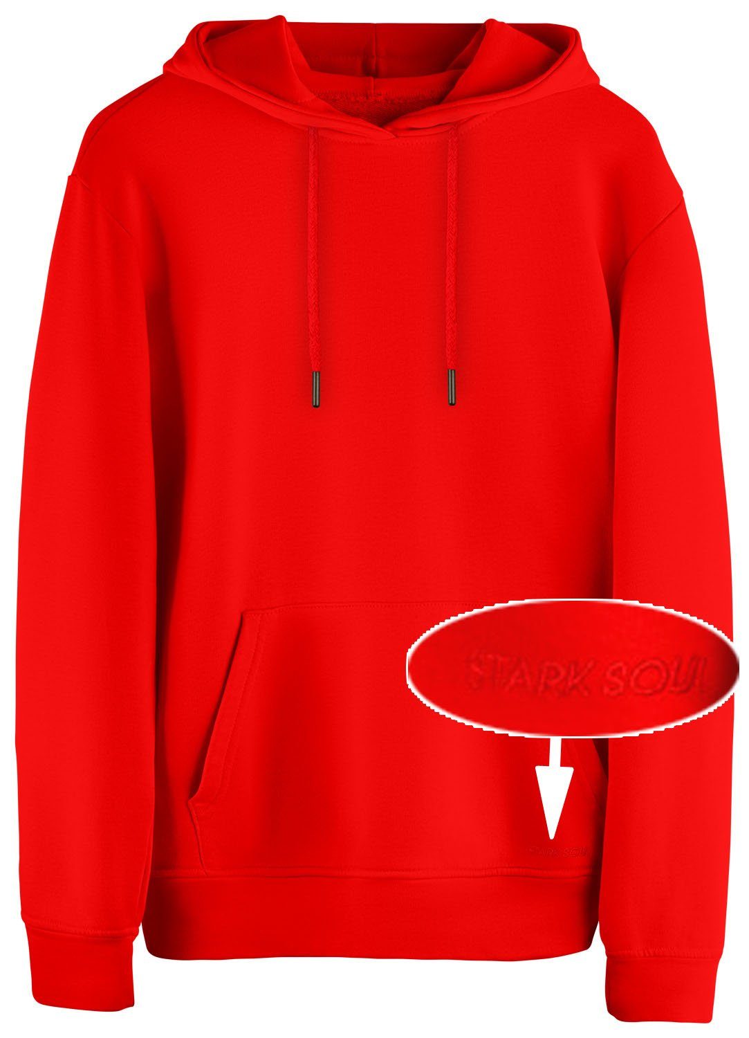 Stark Soul® Hoodie Stark Soul Hoodie Blank - Kapuzen-Sweater Unisex, 270 gsm