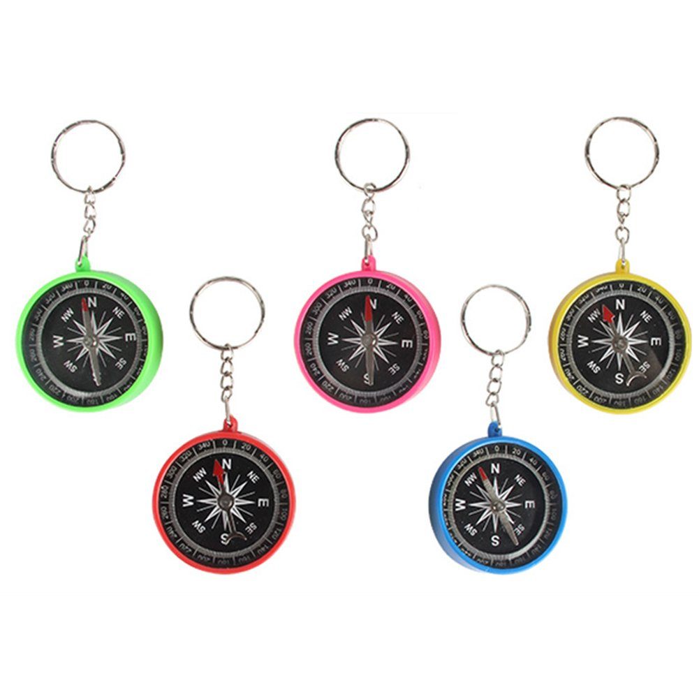 Kompass Für Multifunktionale Kinder, Mini-Kompass-Schlüsselanhänger Blusmart