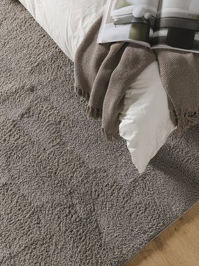 Hochflor-Teppich Soda, benuta, rechteckig, Höhe: 21 mm, Kunstfaser, Berber, Ethno-Style, Wohnzimmer