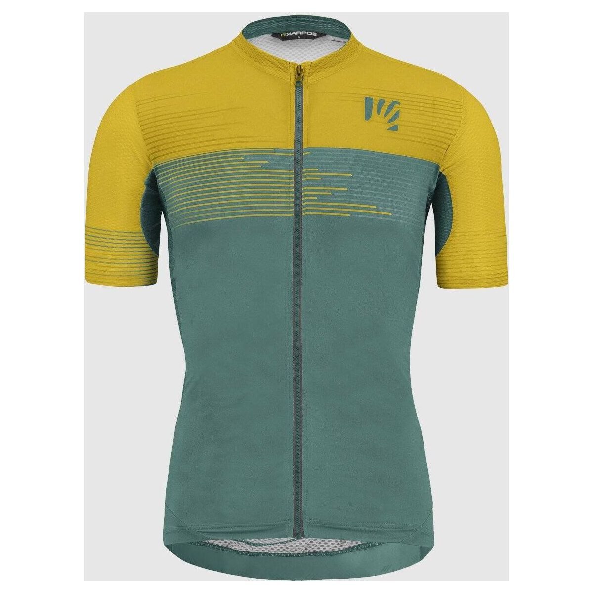 Karpos Radtrikot Green Fire Jersey Leichtes und atmungsaktives Mountainbike-Trikot mit perfektem Sitz