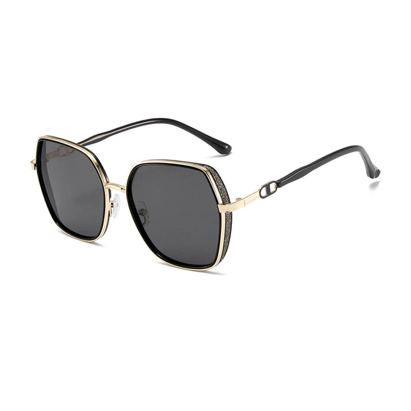 Toomoke Sonnenbrille Sonnenbrille Damen Transparente Farbverlauf Linsen UV400 Brille Übergroß Polarisiert Sonnenbrille Damen Für Outdoor Reisen Fahren