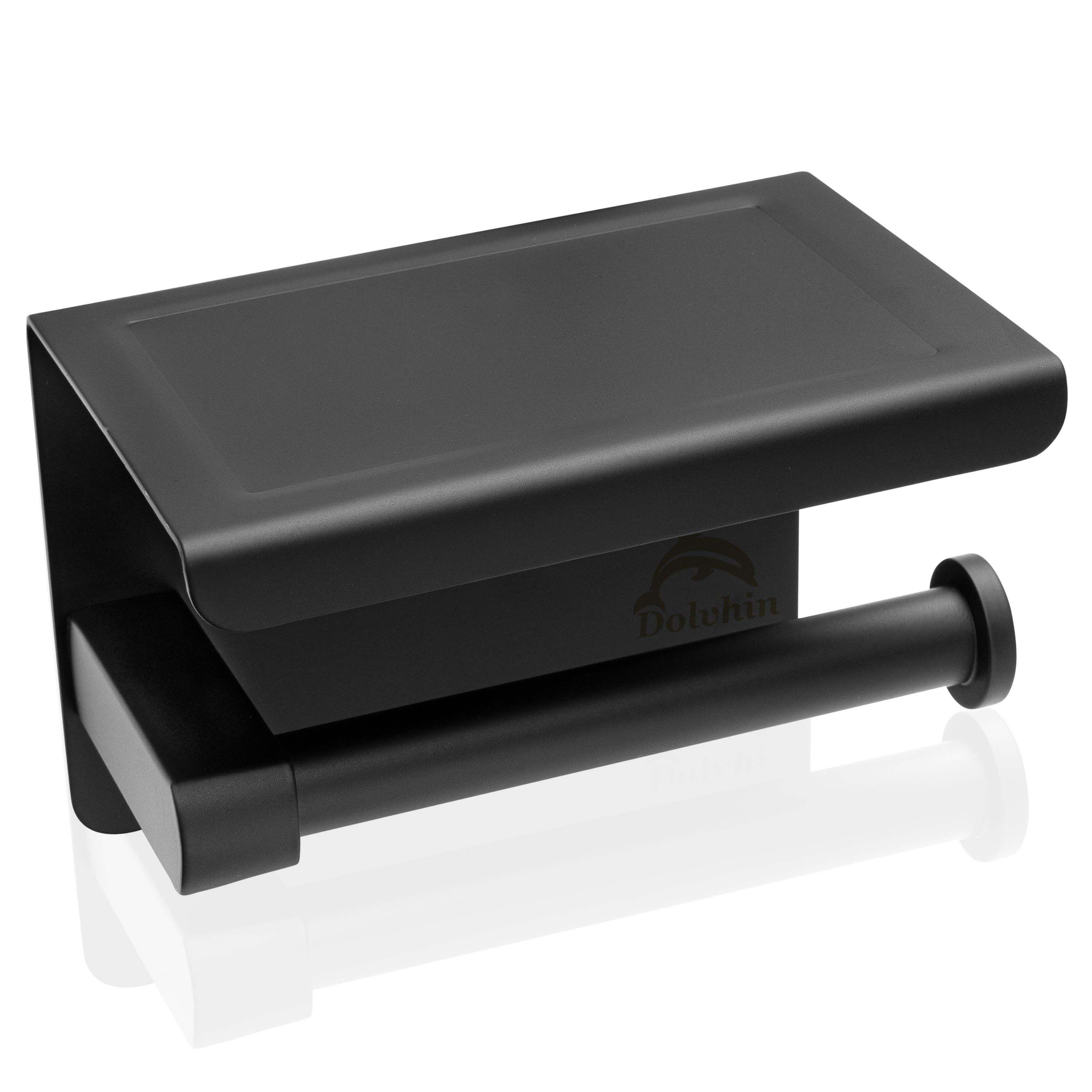 Dolvhin Toilettenpapierhalter ohne Bohren, Edelstahl Klopapierhalter mit Ab günstig online kaufen
