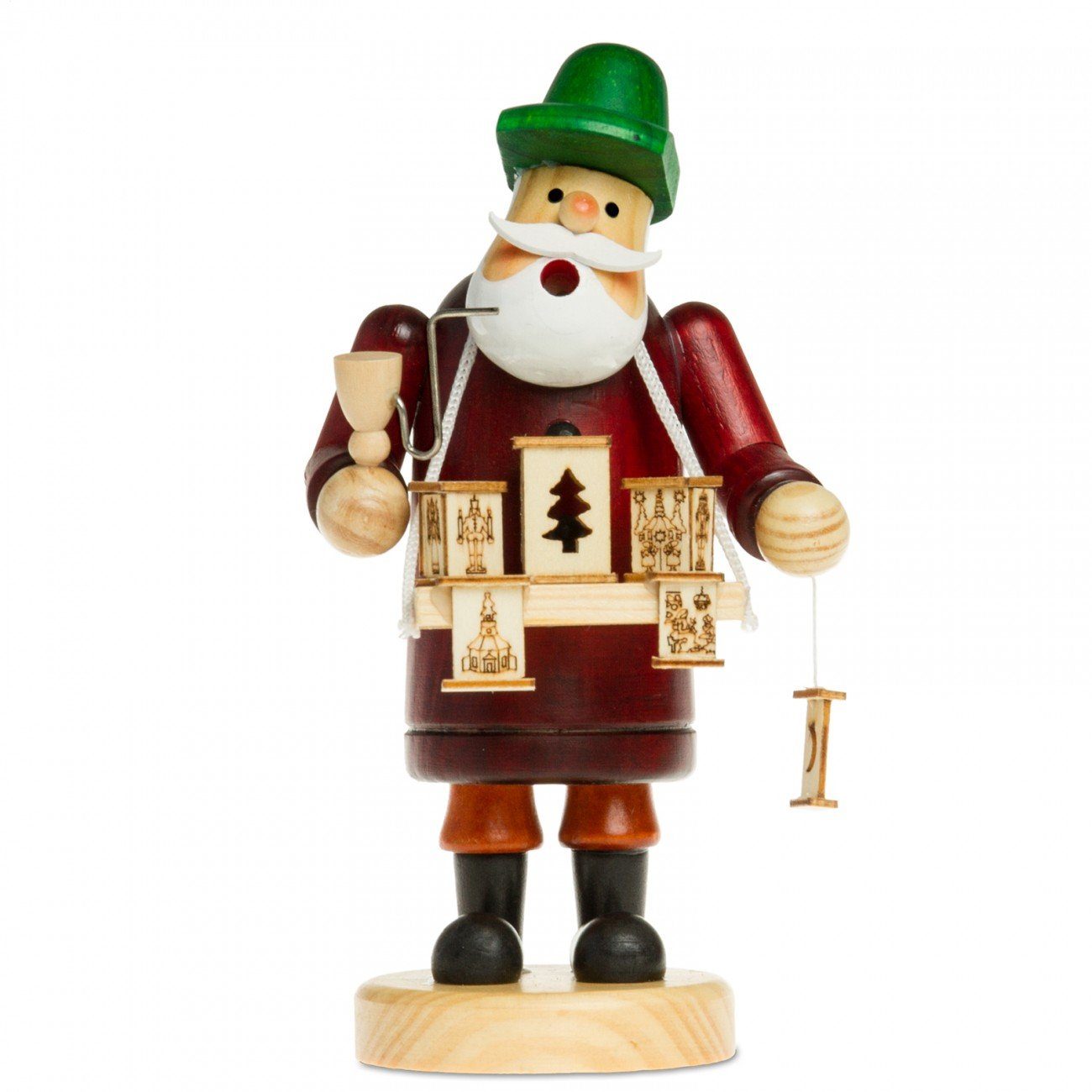 SIKORA Weihnachtsfigur RM-A Räuchermännchen aus Holz günstig online kaufen