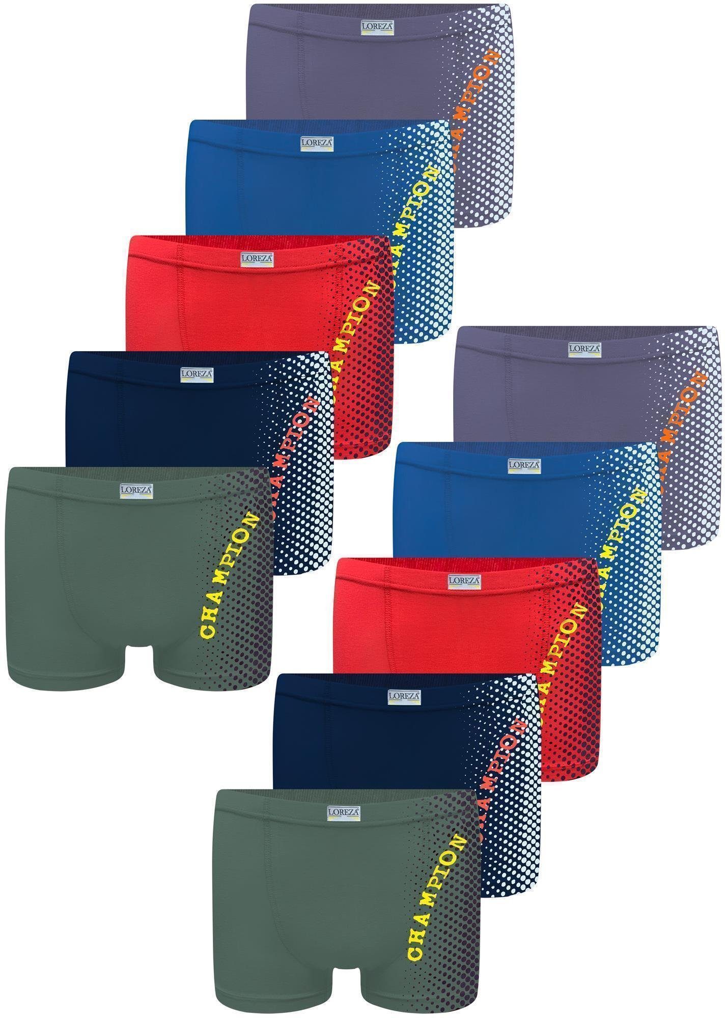 Boxershorts 10er Set Jungen Boxershorts - Champion - Bunt