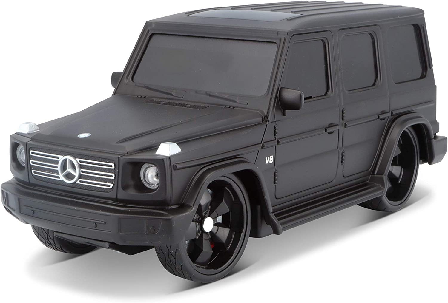 Maisto Tech RC-Auto Ferngesteuertes Auto Mercedes G-Klasse '18 matt-schwarz, Maßstab 1:24, Pistolengriff-Fernsteuerung