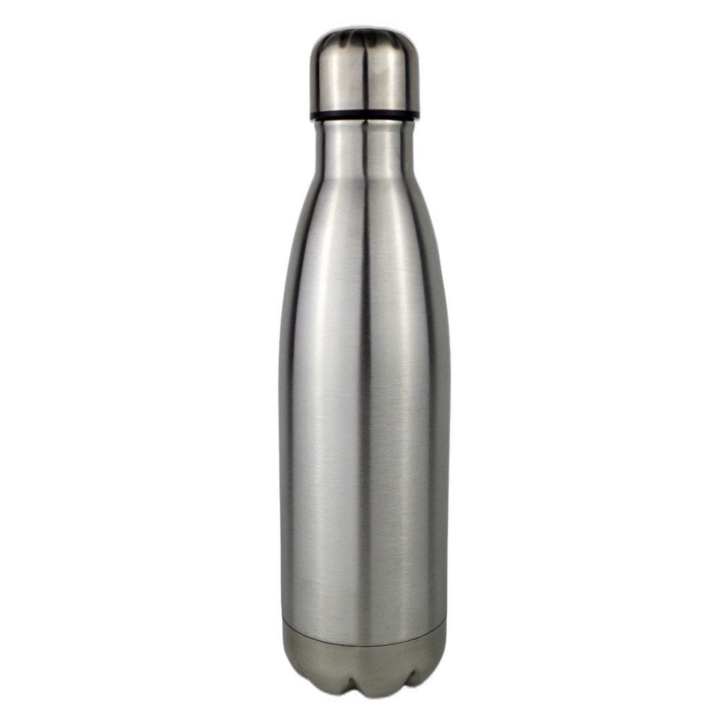 GIMEX Thermoflasche Thermoflasche grau-metallic