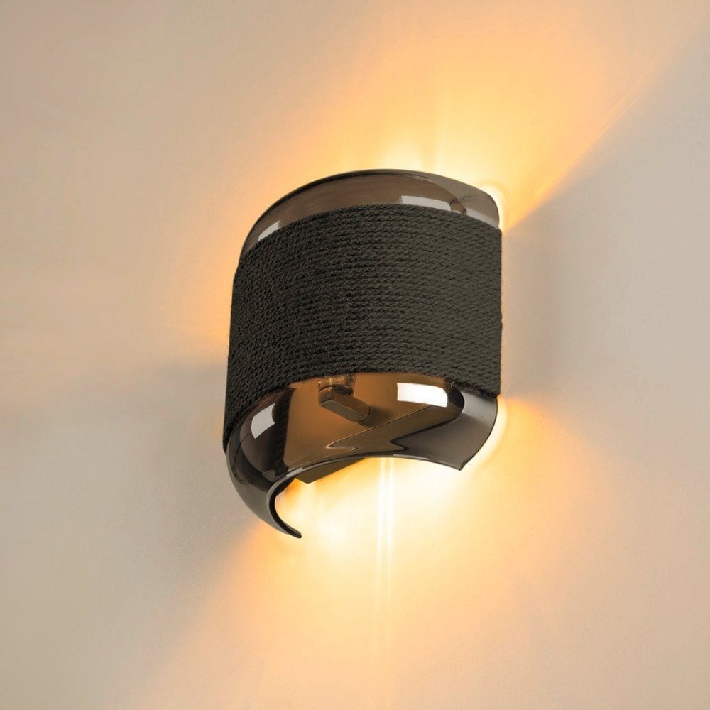 SLV Spiegelleuchte Wandleuchte Pantilo Rope in Silber G9, keine Angabe, Leuchtmittel enthalten: Nein, warmweiss, Badezimmerlampen, Badleuchte, Лампы für das Badezimmer
