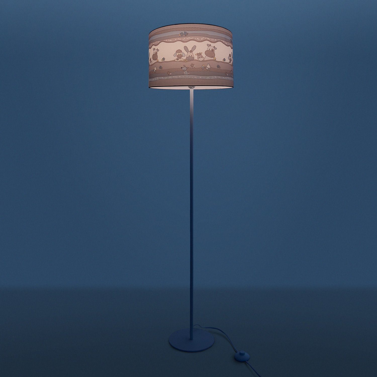 210, E27 Tier-Motiv, Stehleuchte LED Home Cosmo Stehlampe verspielt, ohne Kinderzimmer, Leuchtmittel, Paco Kinderlampe