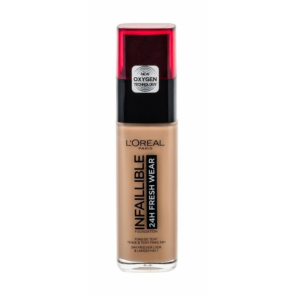 L'Oreal Deutschland Foundation Foundation Infaillible 32H Fresh Wear, 220 Sand, LSF 25, 30 ml