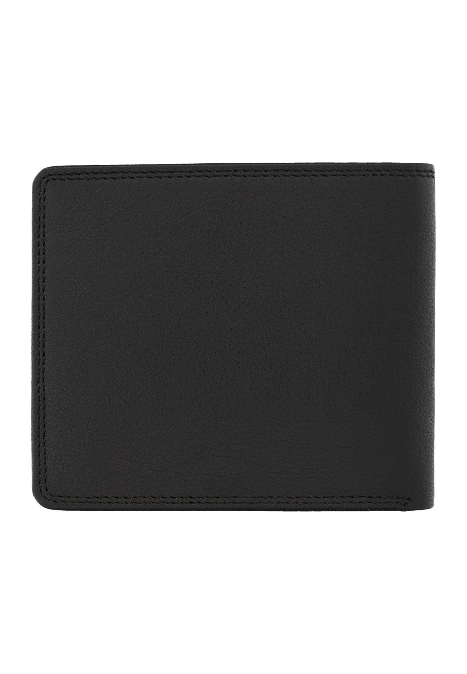 Braun Büffel 2.0 8 Format schwarz, Kartenbörse schmalem Kartenfächern Geldbörse mit GOLF 8CS in