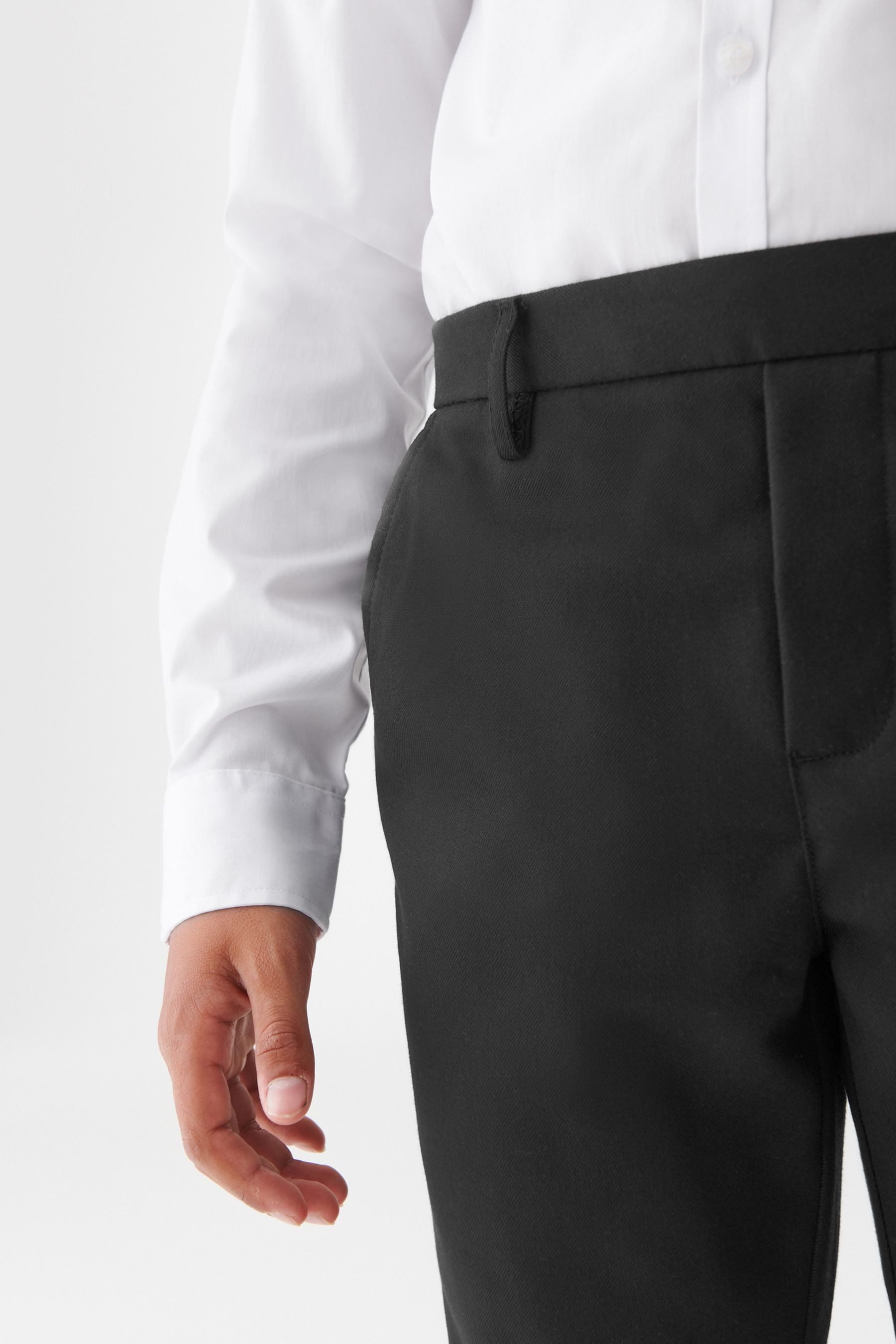 Next Schlupfhose Anzughose Straight Fit (3-17 J) mit Schlupfbund (1-tlg) – Bild 4 von 5