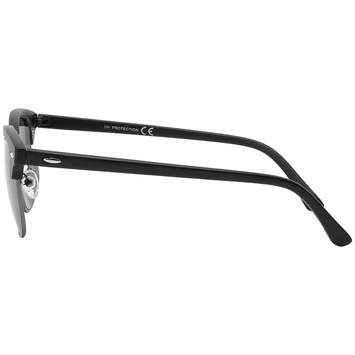 BEZLIT Eyewear Retrosonnenbrille Zeitlos Moderne Sonnenbrille mit Kunststoffrahmen (1-St) mit schwarzen Linsen