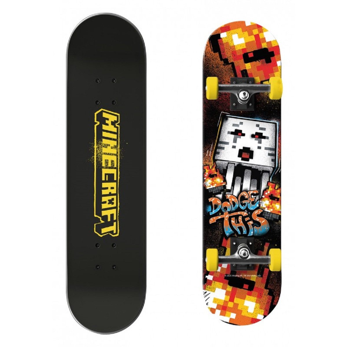 Skateboard 79 x 20 x 10 cm mit PU Rollen 92A ABEC 11 Lager