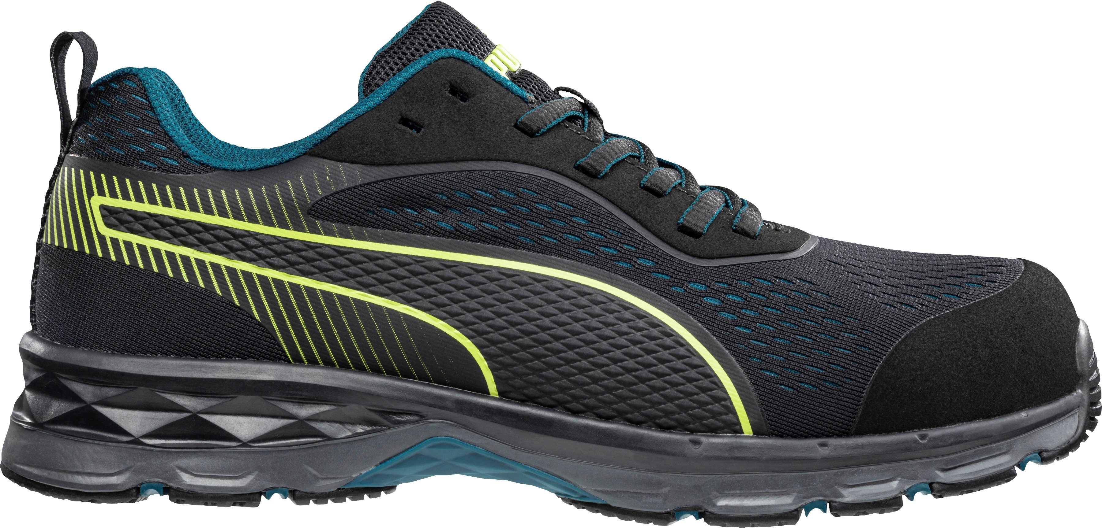 PUMA Safety FUSE Sicherheitsschuh S1P, rutschfest und WNS KNIT BLACK hitzebeständig LOW