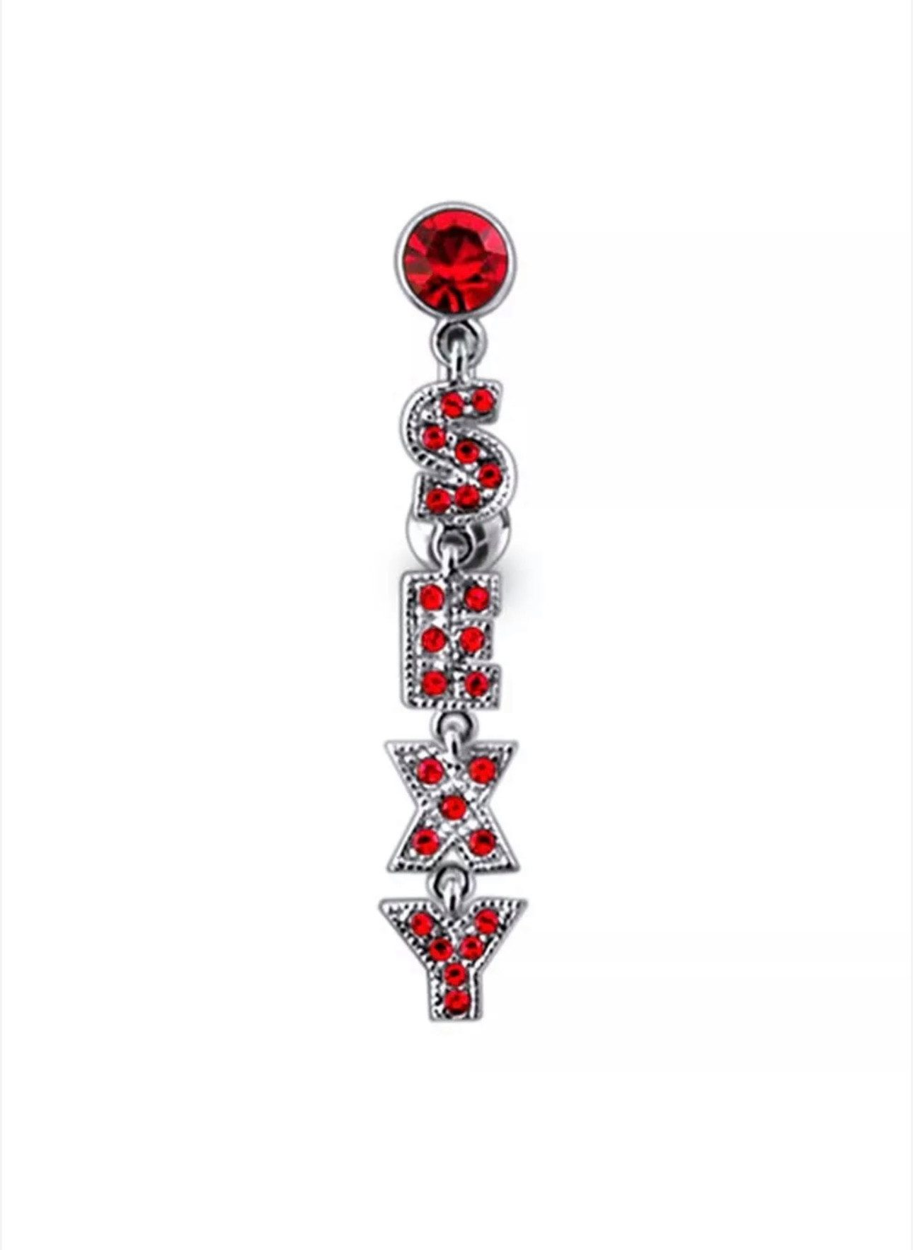 Bauchnabelpiercing Silber 925 Anhänger Nabel Stecker Top Down /Sexy