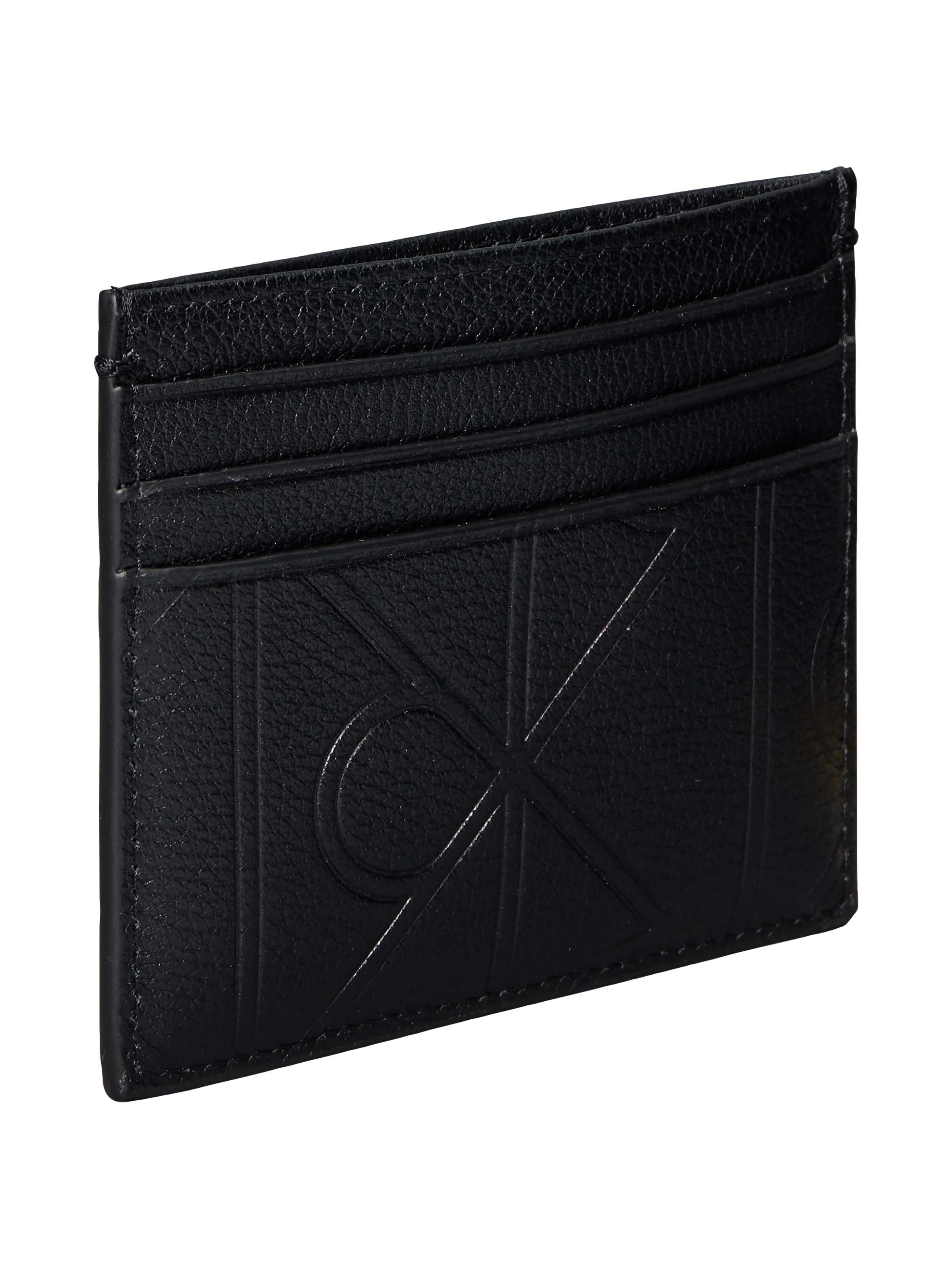 Calvin Klein Kartenetui XL EMBLEM AOP EMBOSS CARDHOLDER, Minigeldbeutel, Portemonnaie, Money Pocket mit CK-Logo