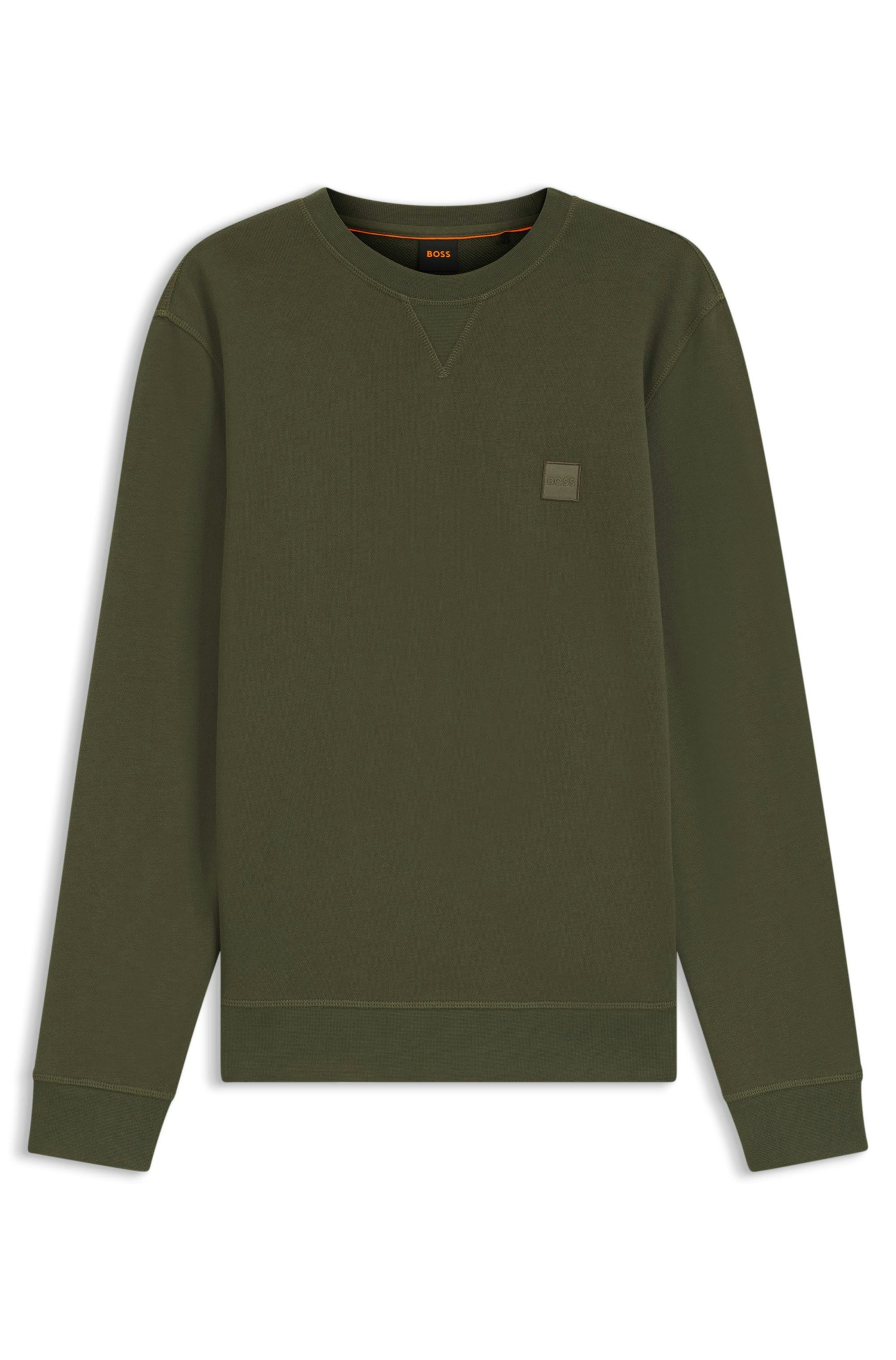 BOSS ORANGE Sweatshirt Westart mit BOSS Logopatch