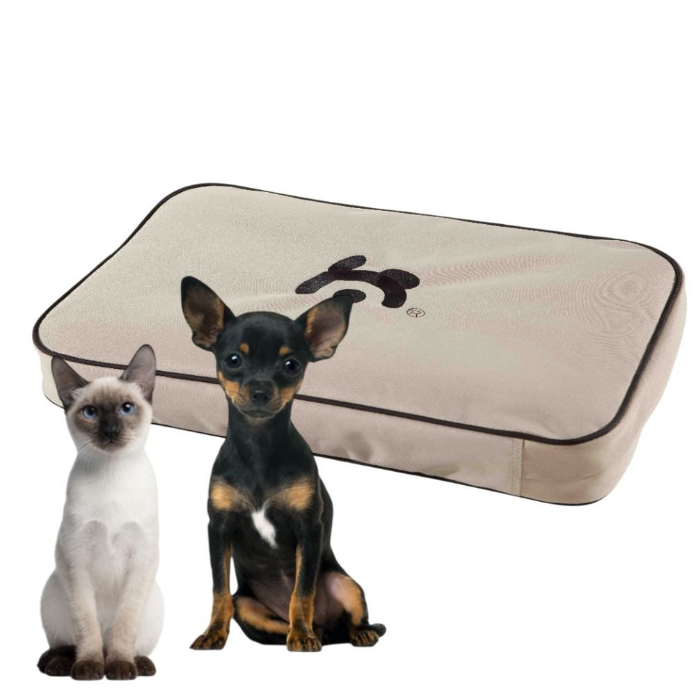 MAELSON Tierbett Lounge Mat für Soft Kennel / Hundekissen- Größe: Beige