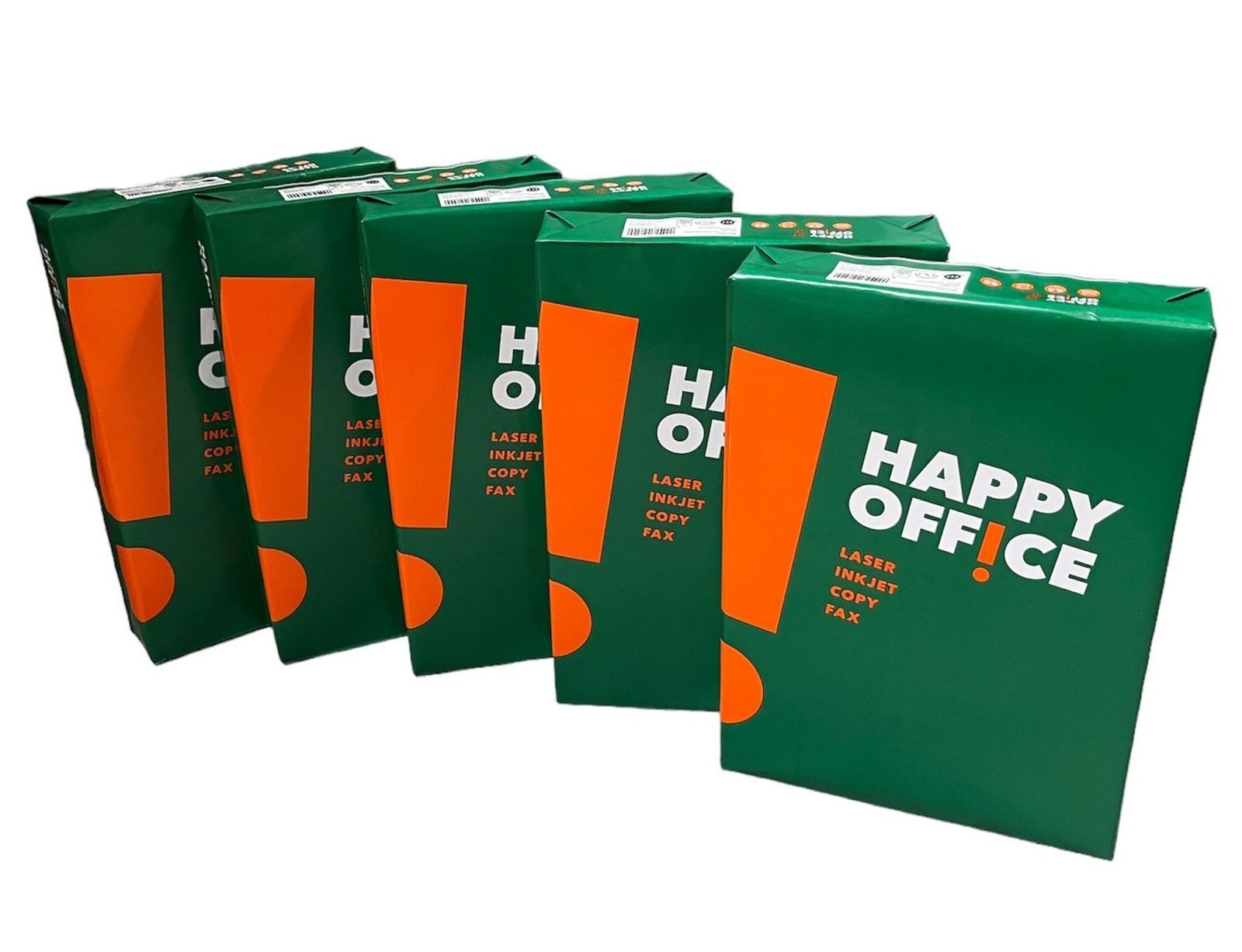 IGEPA group Briefpapier Happy Office Kopierpapier DIN A4 Drucker 2500 Blatt weiß ohne Linien