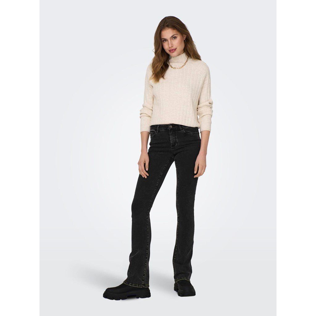 ONLY Bootcut-Jeans B800 Damen Bootcut Jeans Hose High Waist weite Jeanshose günstig online kaufen