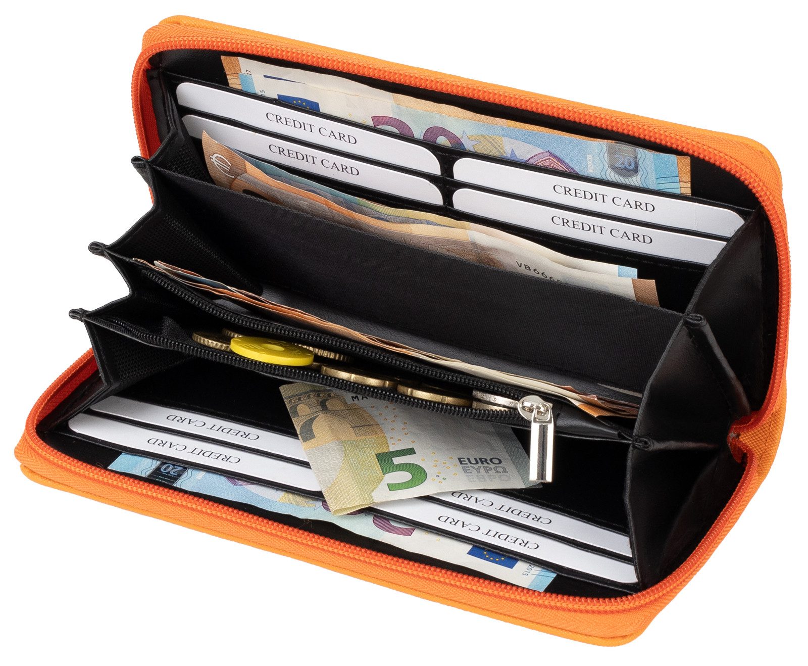 Bench. Geldbörse Bench Größe XXL Damen Geldbörse Portemonnaie Reißverschluss, Damen Geldbörse mit Reißverschluss Portemonnaie Geldbeutel