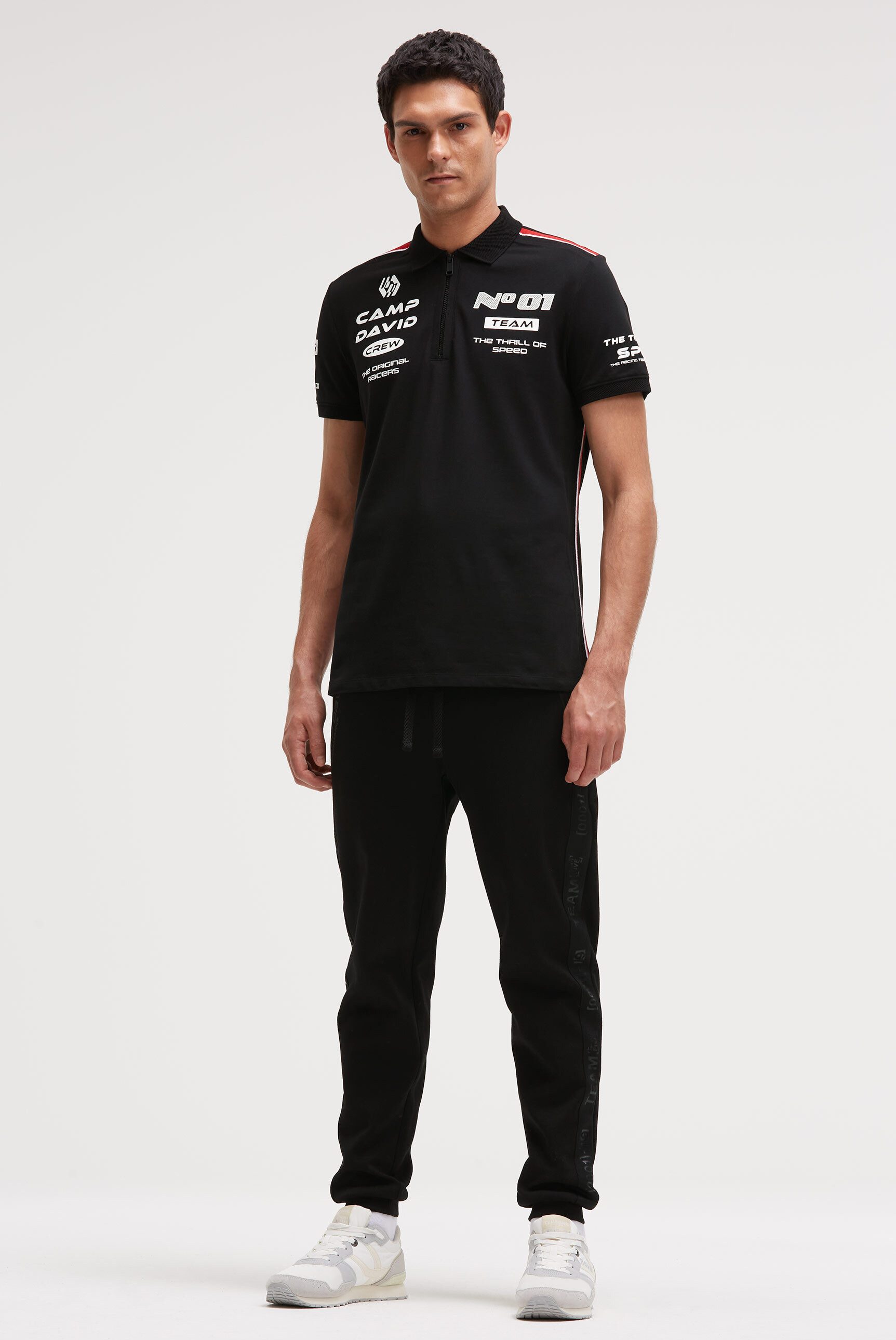 CAMP DAVID Poloshirt mit Baumwolle