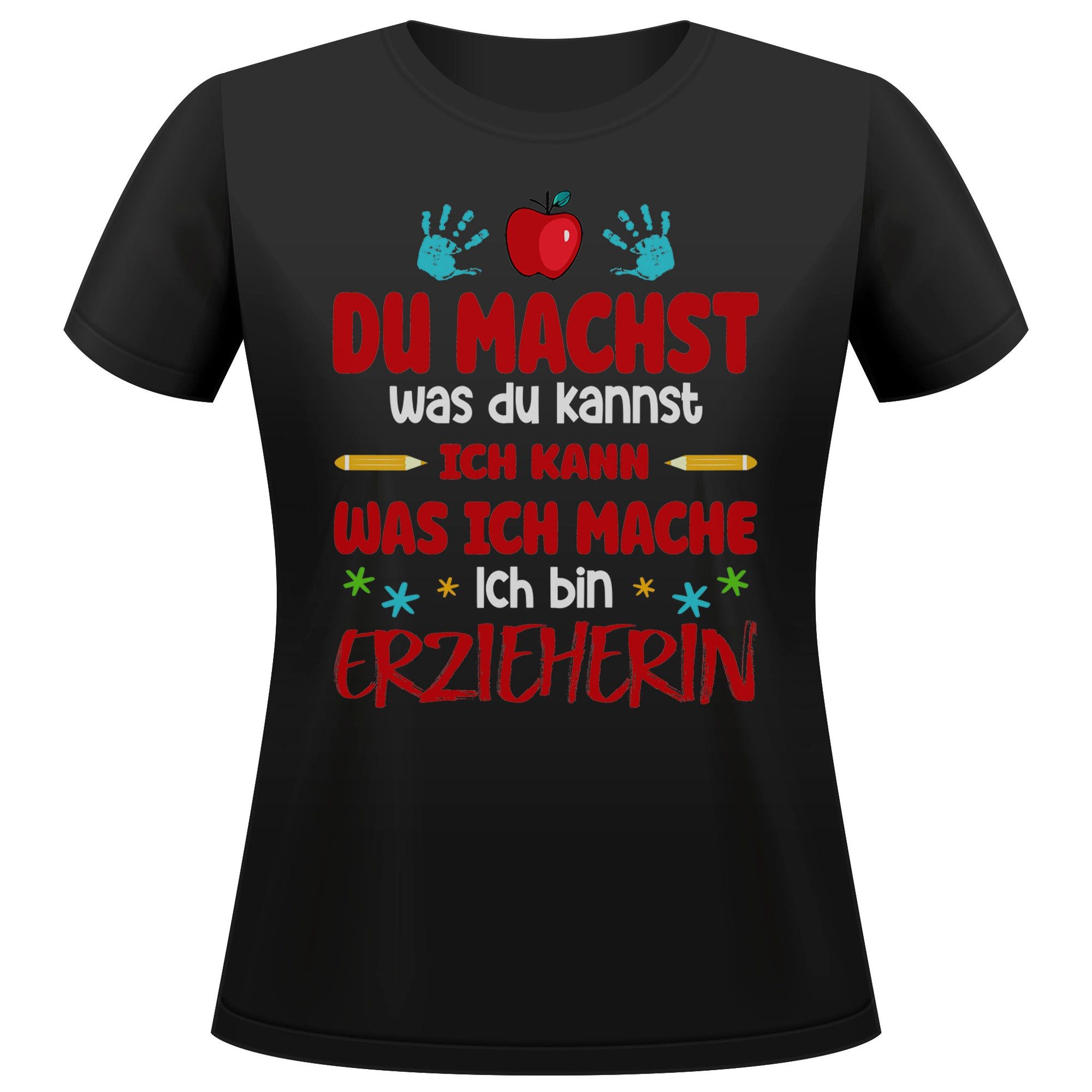 T-Shirt Erzieherin Geschenk Frauen Spruch Beruf Ausbildung Studium Abschluss