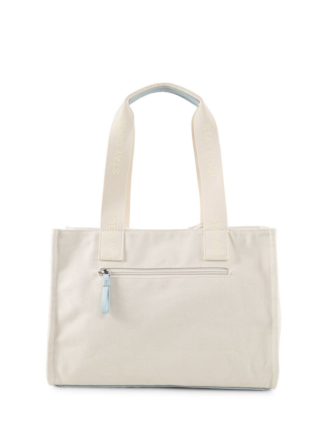 TOM TAILOR Denim Shopper Bags, TTAZURA L Shopper mit abnehmbarem Anhänger
